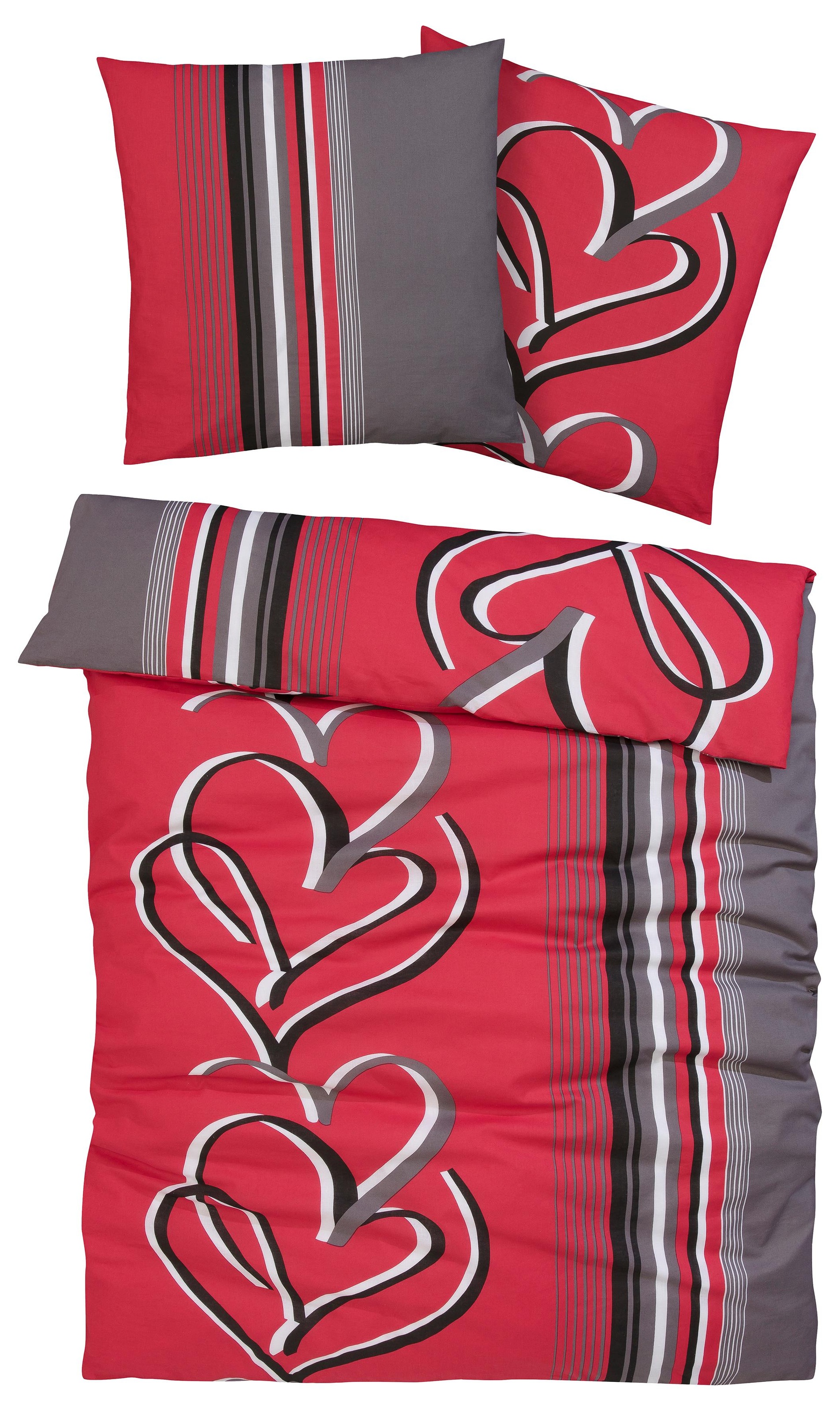 OTTO home Bettwäsche "Area in Gr. 135x200 oder 155x220 cm" 2 Bettwäsche in günstig online kaufen