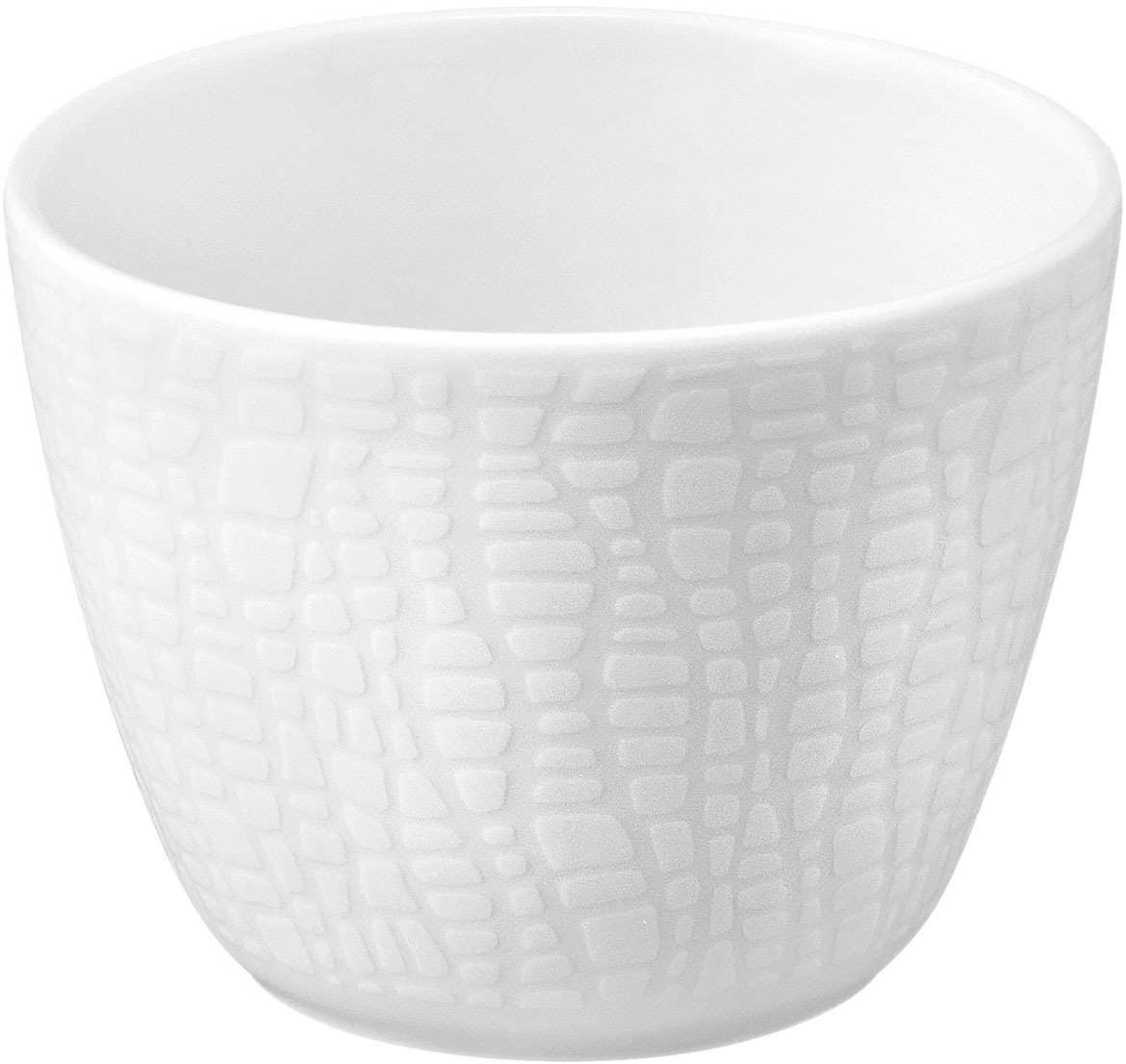 Eierbecher SELTMANN WEIDEN "Life Fashion, Snack and Egg, 2-teilig", weiß (luxury weiß, weiß), H:5,5cm Ø:6,8cm, Porzellan, Eierbecher, zwei Teile einzeln verwendbar 3