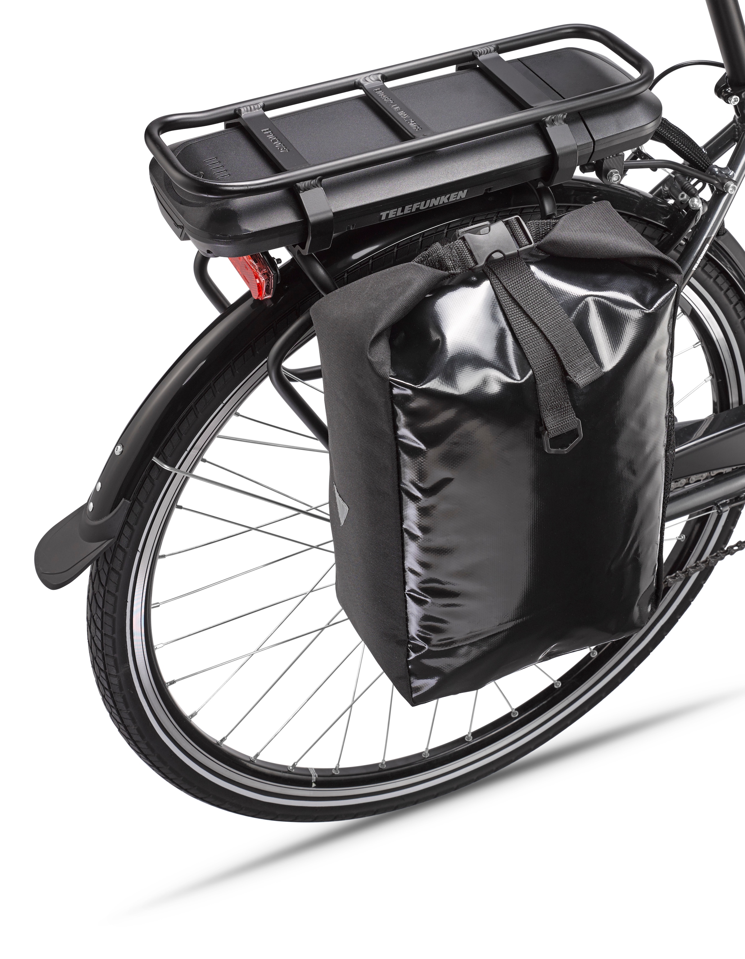 Telefunken E-Bike »Expedition XT480«, 21 Gang, Shimano, Heckmotor 250 W, (mit Fahrradtasche), Pedelec, Elektrofahrrad für Damen, Trekkingrad