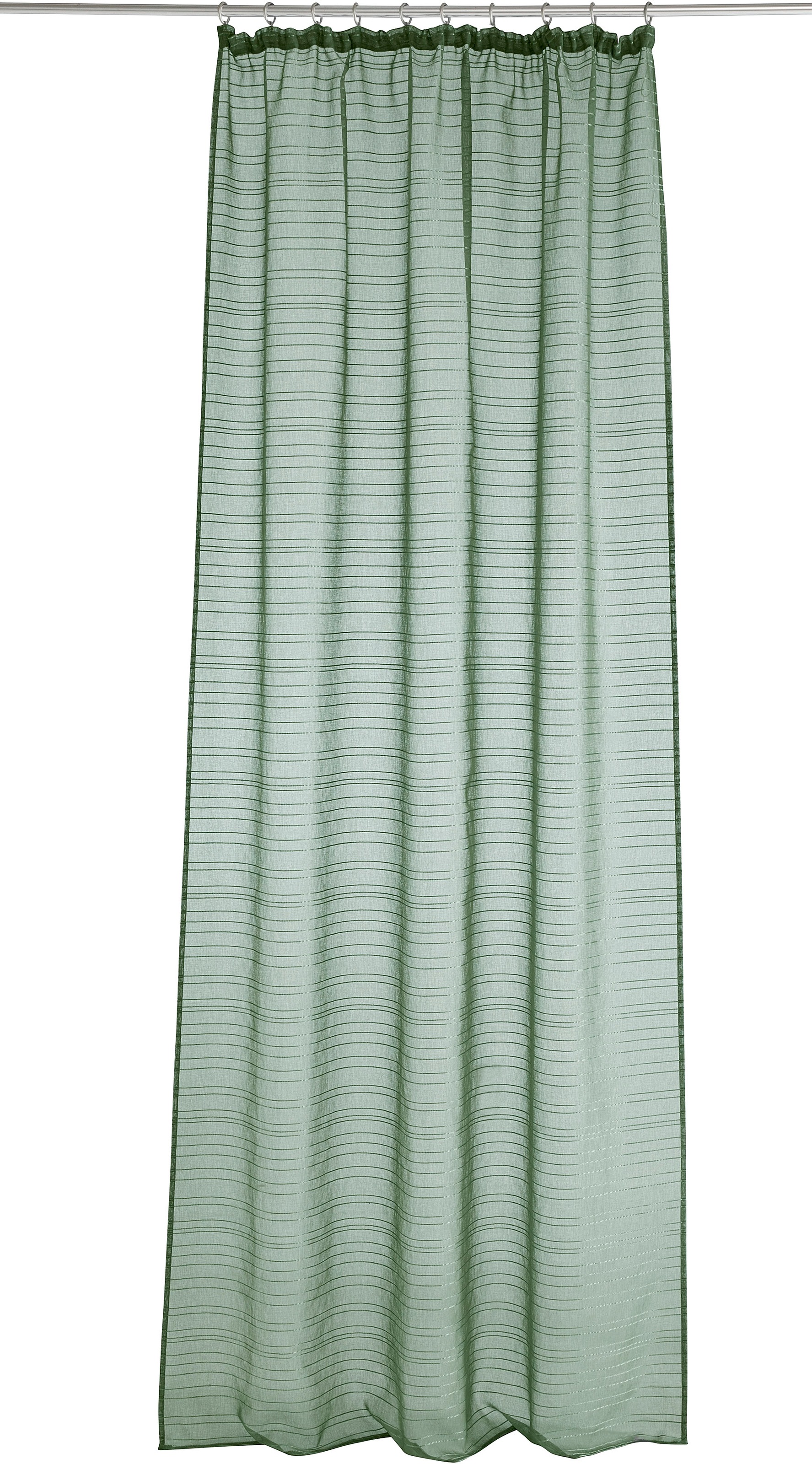 Bruno Banani Gardine "Linus" Kräuselband 1 Stk. tlg. 1 Schal, eingewebte Qu günstig online kaufen