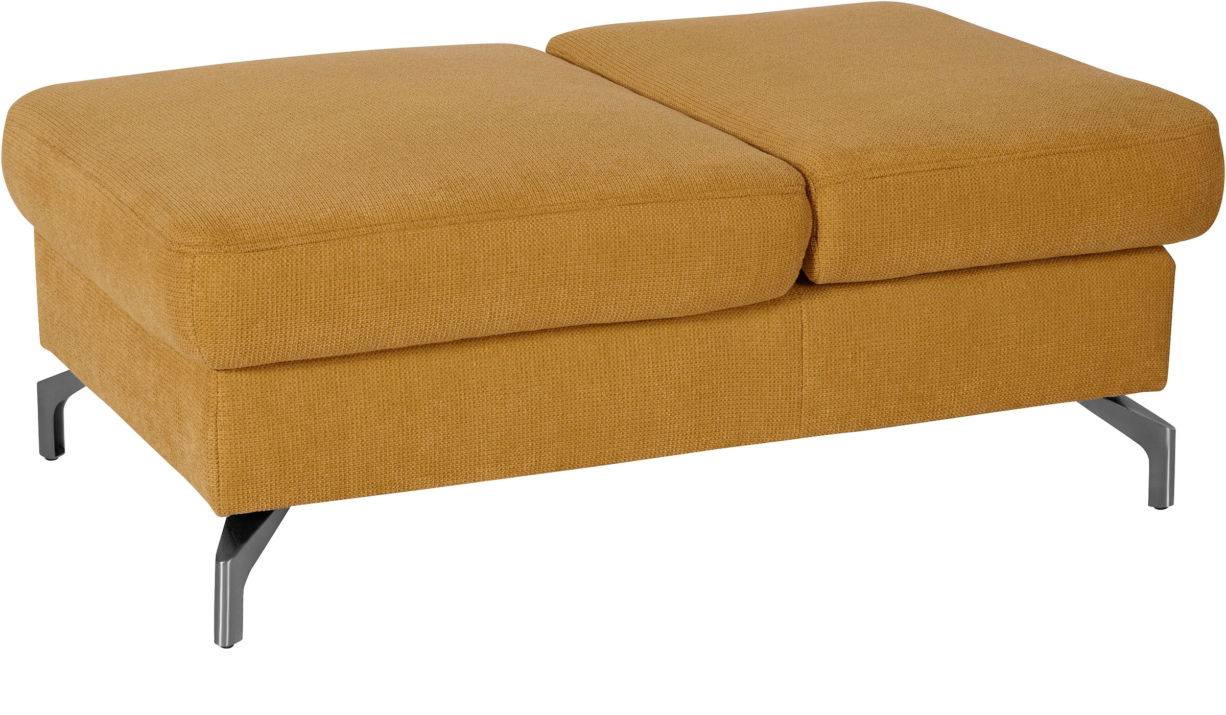 sit&more Hocker "Percy", Fußhöhe 15cm, mit Klappfunktion, wahlweise in 2 Fußfarben