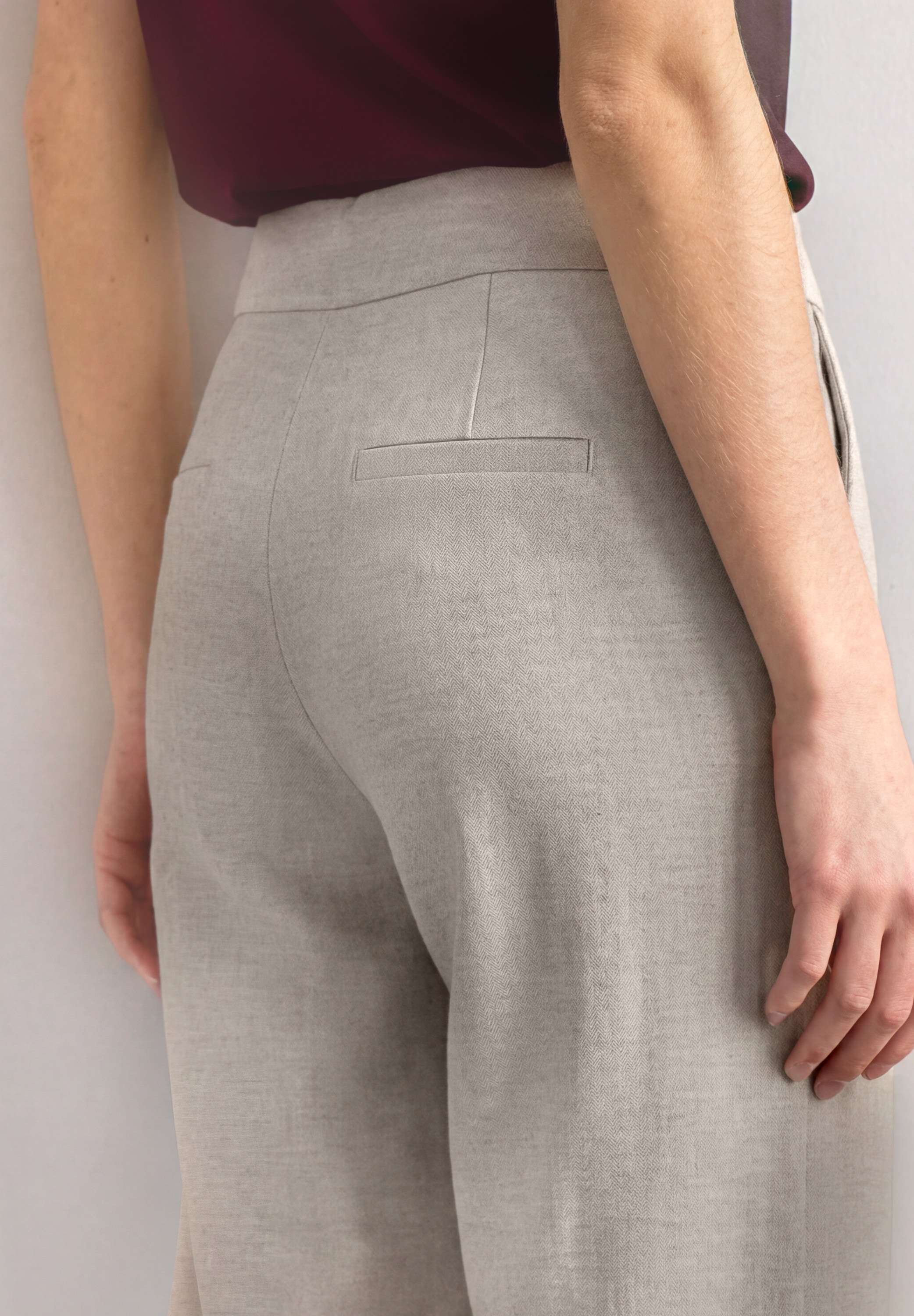 STREET ONE Stoffhose  Sommerhose im Culotte-Style mit Schnallendetail