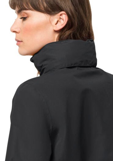 Jack Wolfskin Funktionsjacke »STORMY POINT 2L JKT W«, mit Kapuze, mit verstaubarer Kapuze