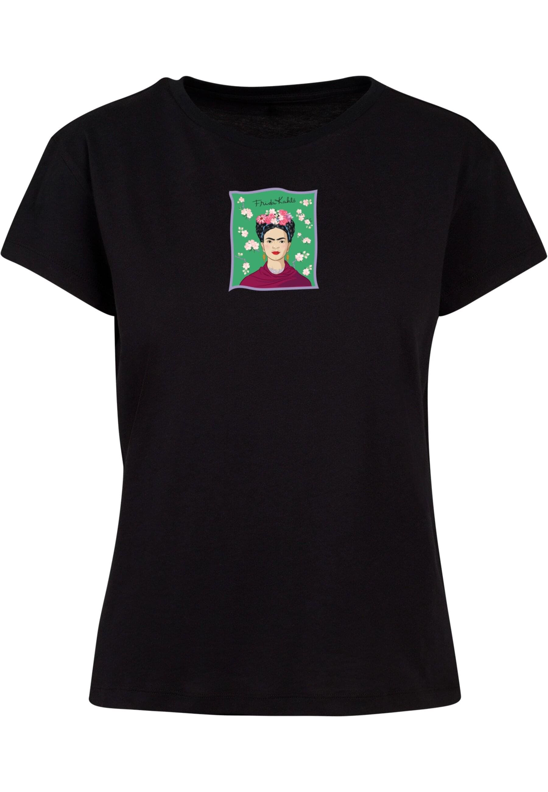 Merchcode T-Shirt "Merchcode Damen Ladies Frida Kahlo - Green Box Tee" 1 St günstig online kaufen