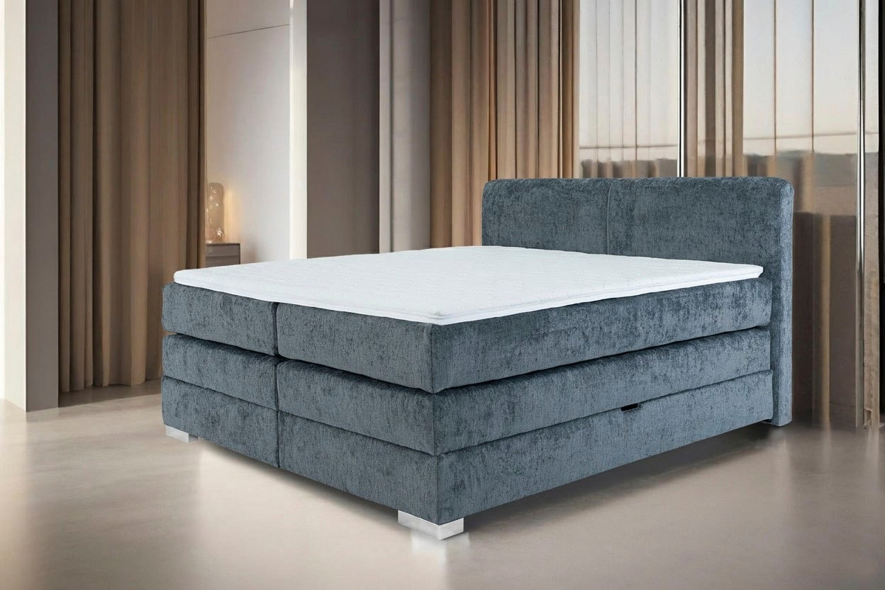 Home affaire Boxspringbett »Juliste inkl. Bettkasten und PUR-Schaum-Topper« erhältlich in den Breite 160, 180 & 200cm