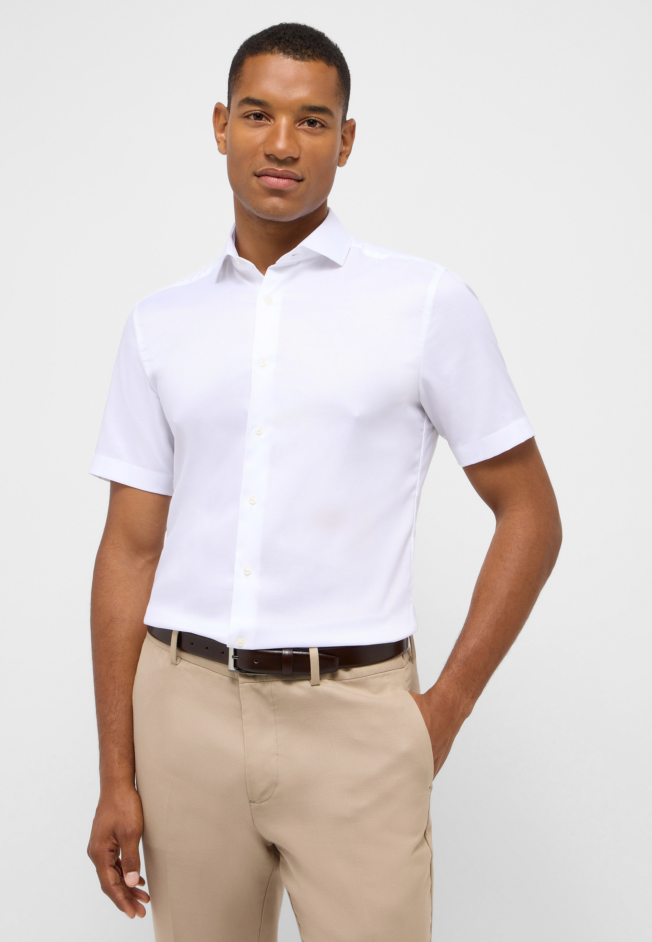 Eterna Kurzarmhemd "SLIM FIT", EASY IRON (bügelleicht) günstig online kaufen
