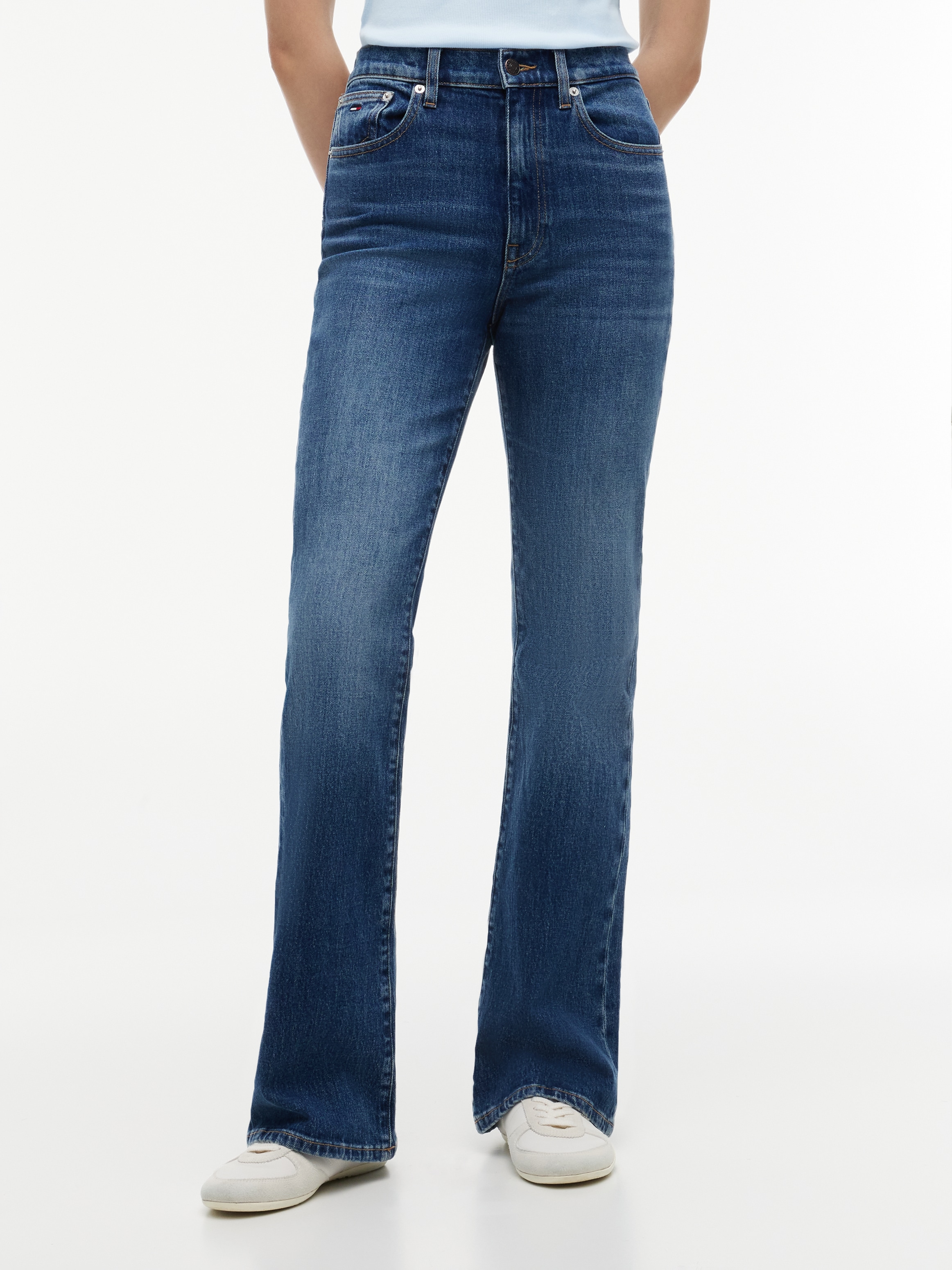 Tommy Jeans Bootcut-Jeans "SYLVIA HGH FLR CJ1" Baumwolle mit Stretch, high waist, Flared Fit