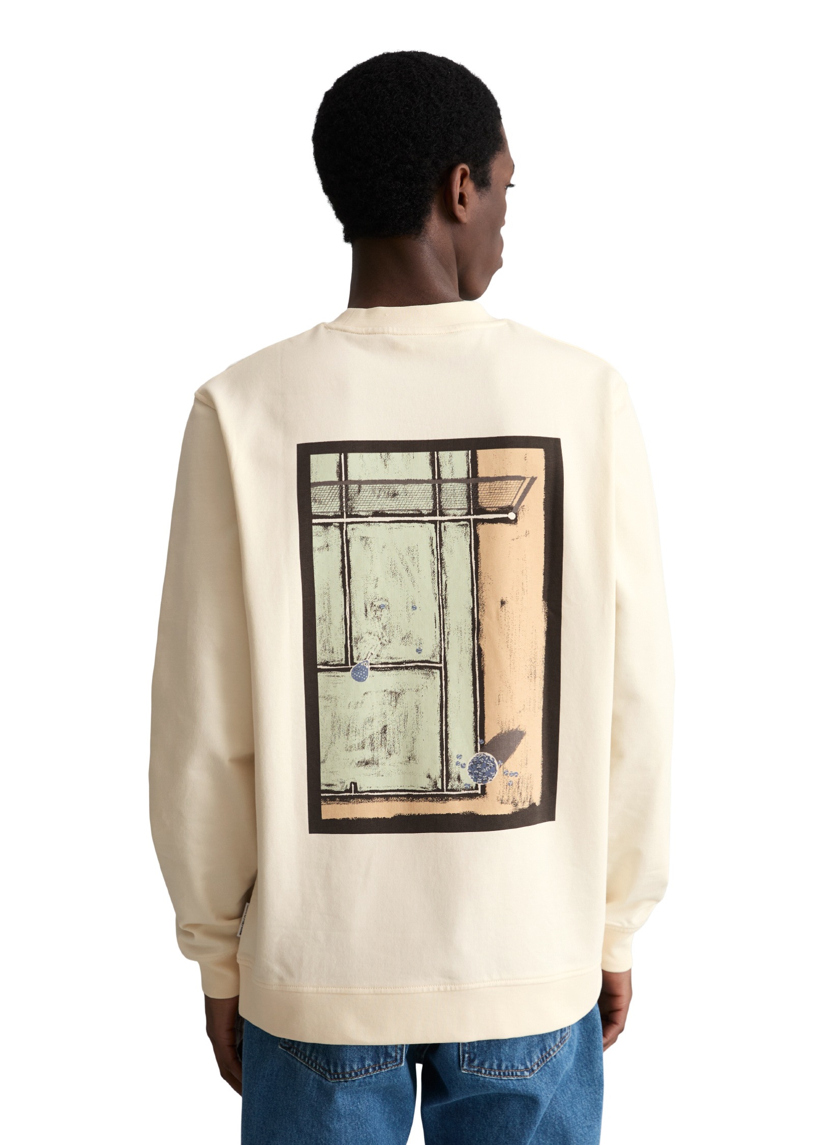 Marc O'Polo DENIM Sweatshirt »mit lässigem Rückenprint«
