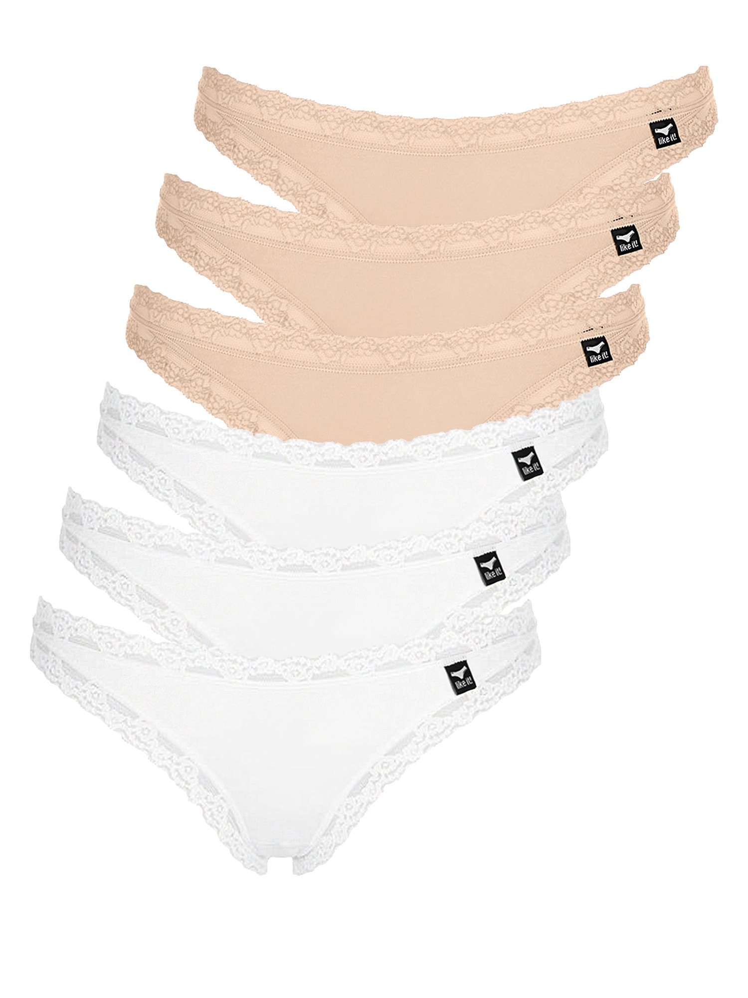 like it String "6er Pack Damen String Olivia"