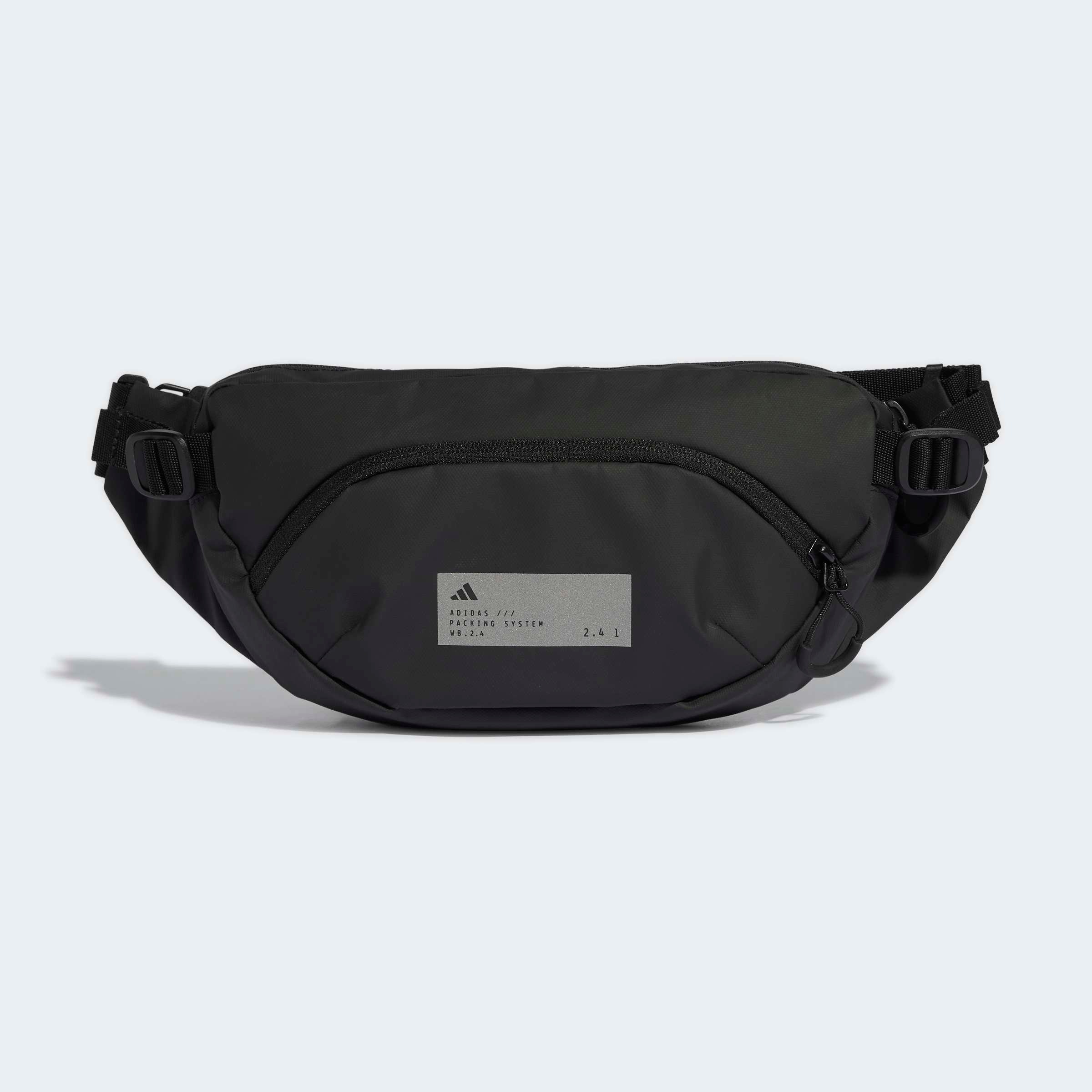 Gürteltasche ADIDAS PERFORMANCE "HYBRID", Damen, schwarz, reflective silber, Obermaterial: 100% Polyurethan, Taschen Gürteltasche 3