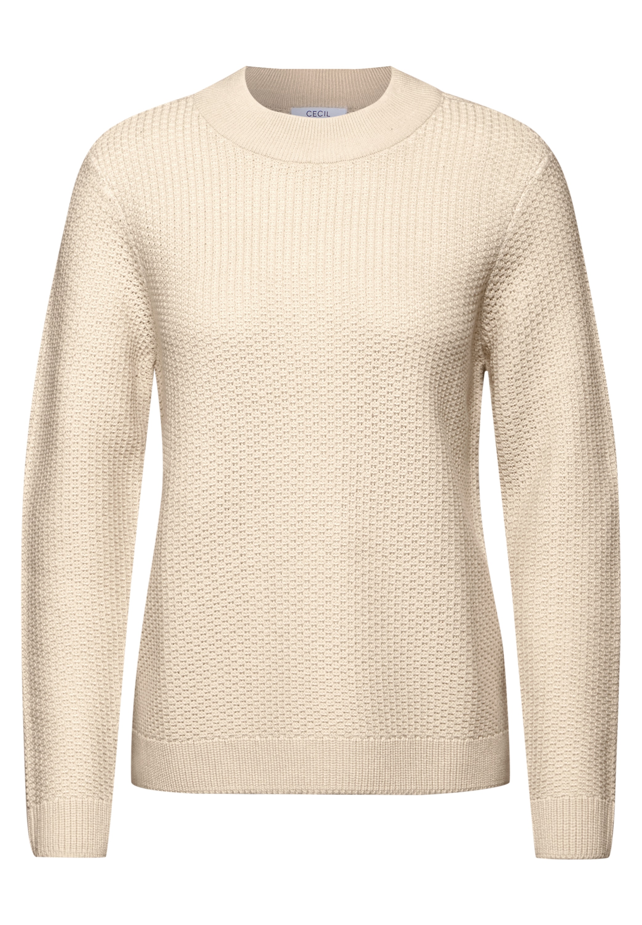 Cecil Strickpullover, bestehend aus einem Materialmix