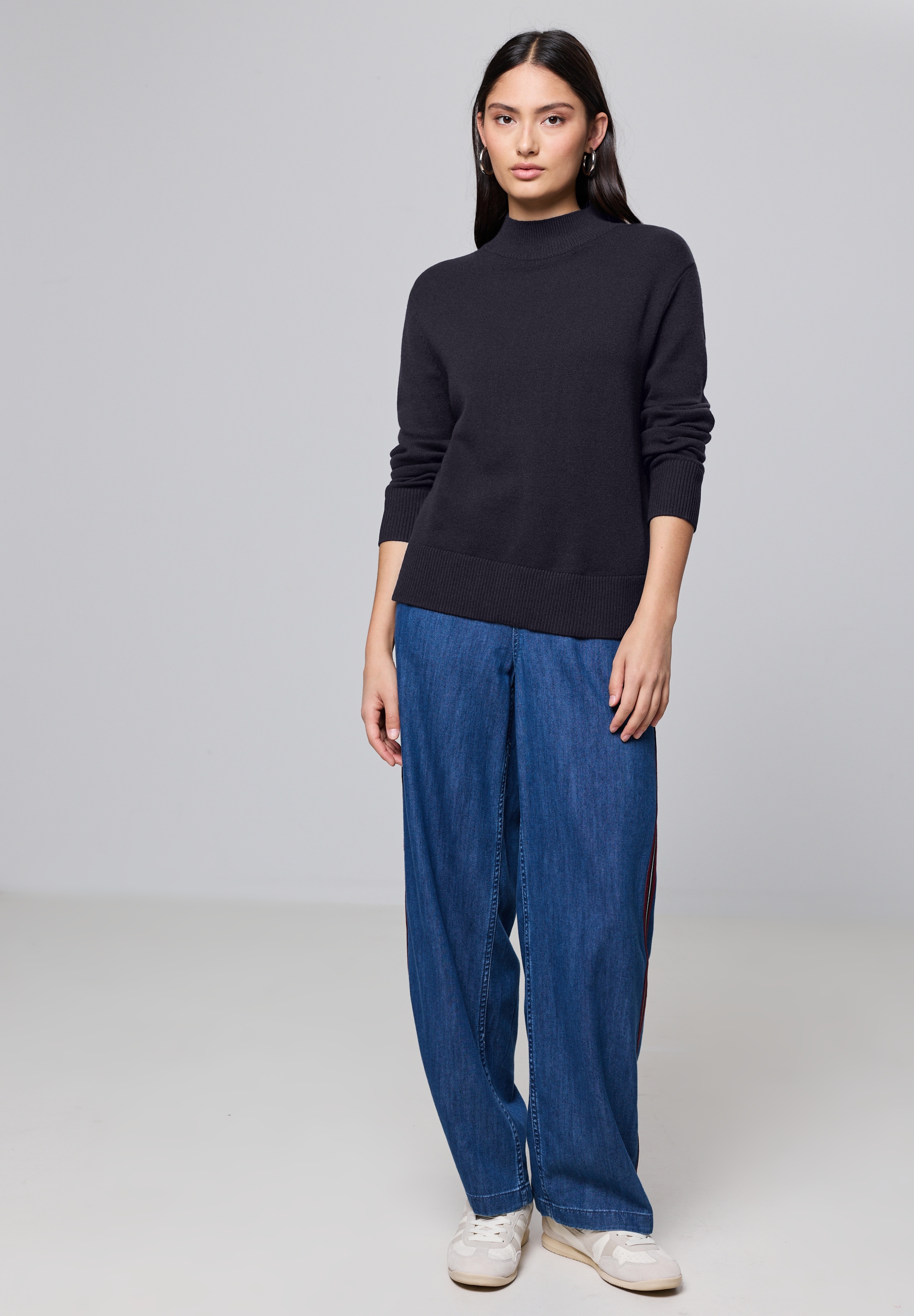 STREET ONE STUDIO Strickpullover, Feinstrick