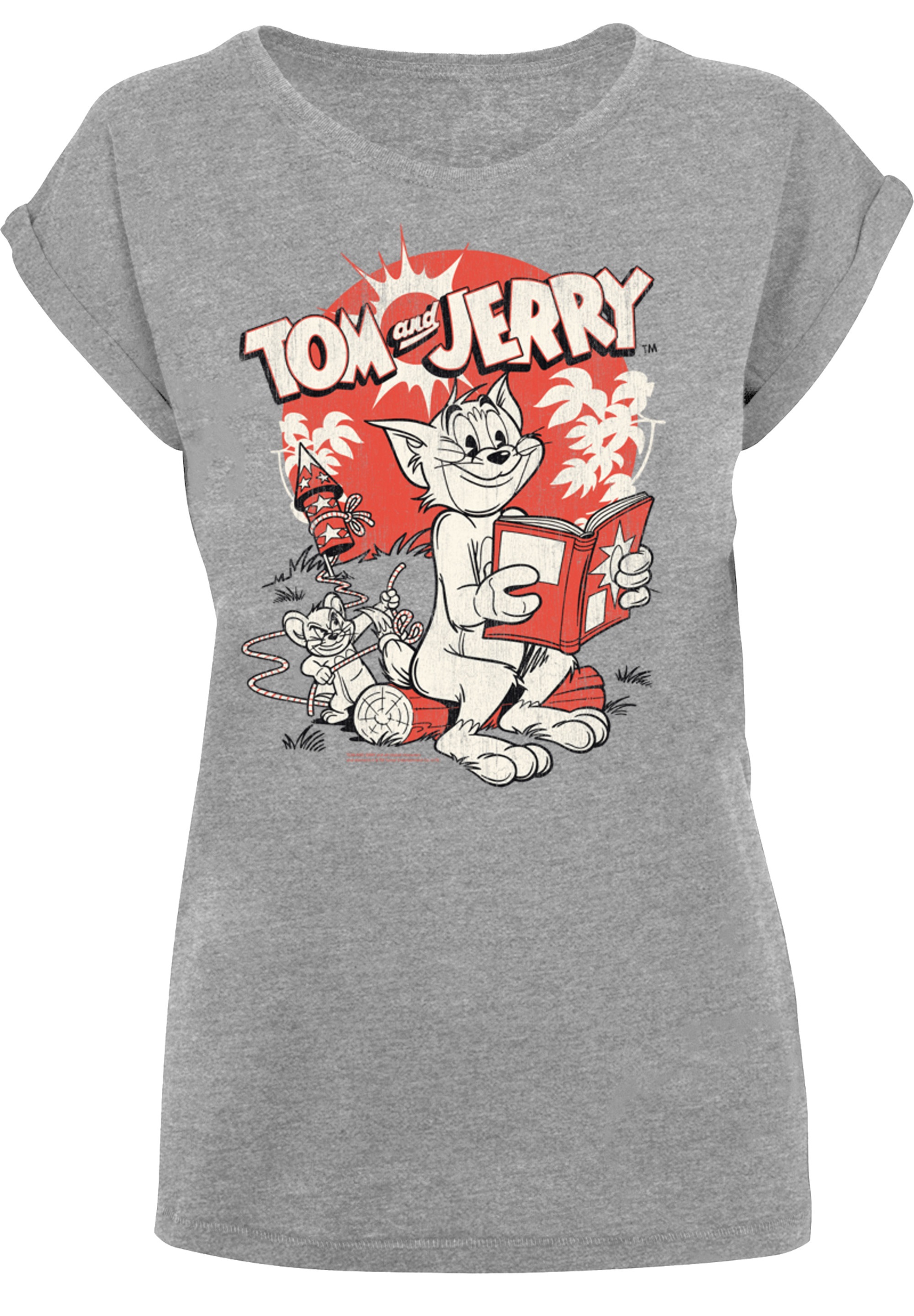 F4NT4STIC T-Shirt »Tom and Jerry TV Serie Rocket Prank«, Print