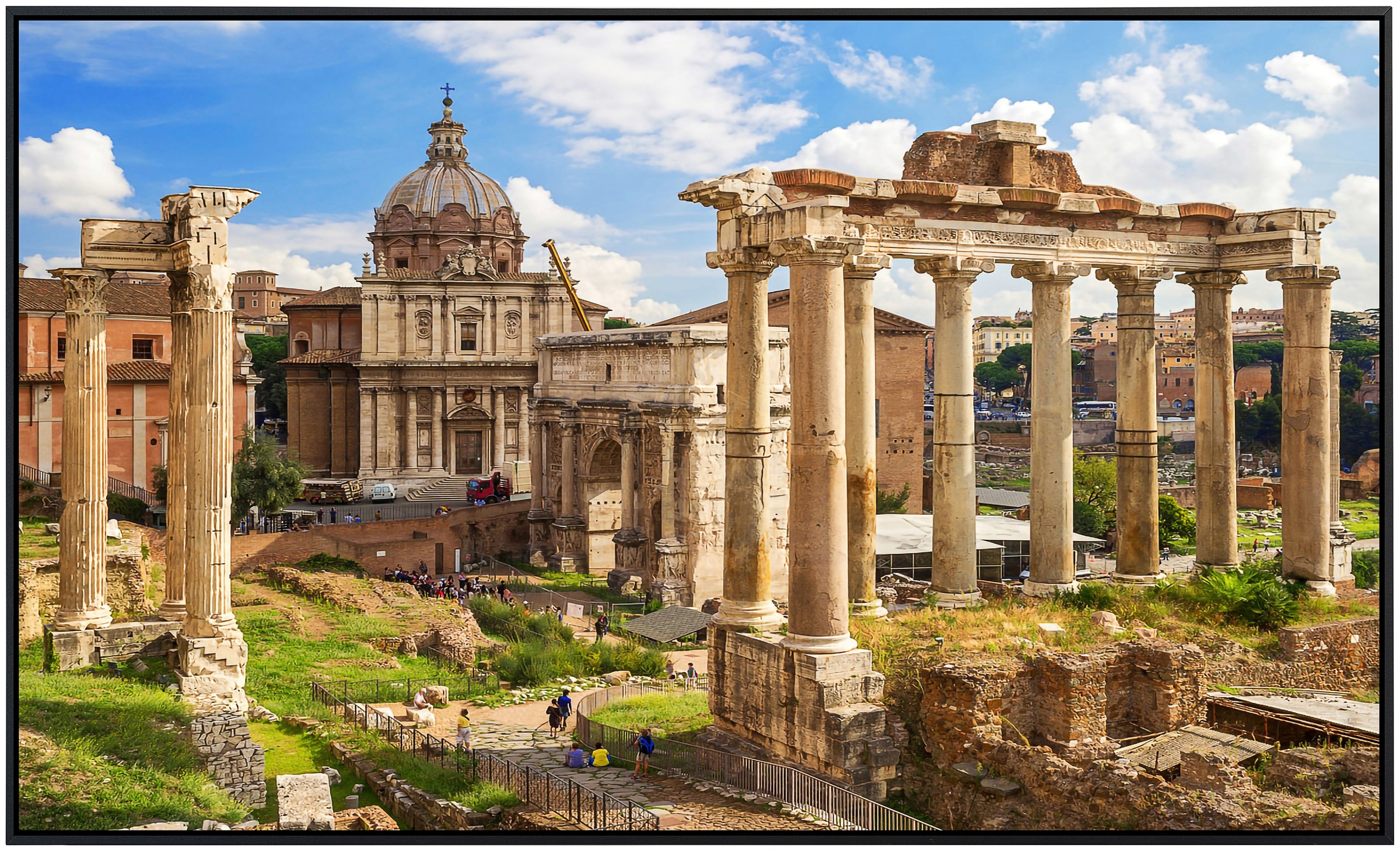 Papermoon Infrarotheizung »Forum Romanum Rom«, sehr angenehme Strahlungswärme