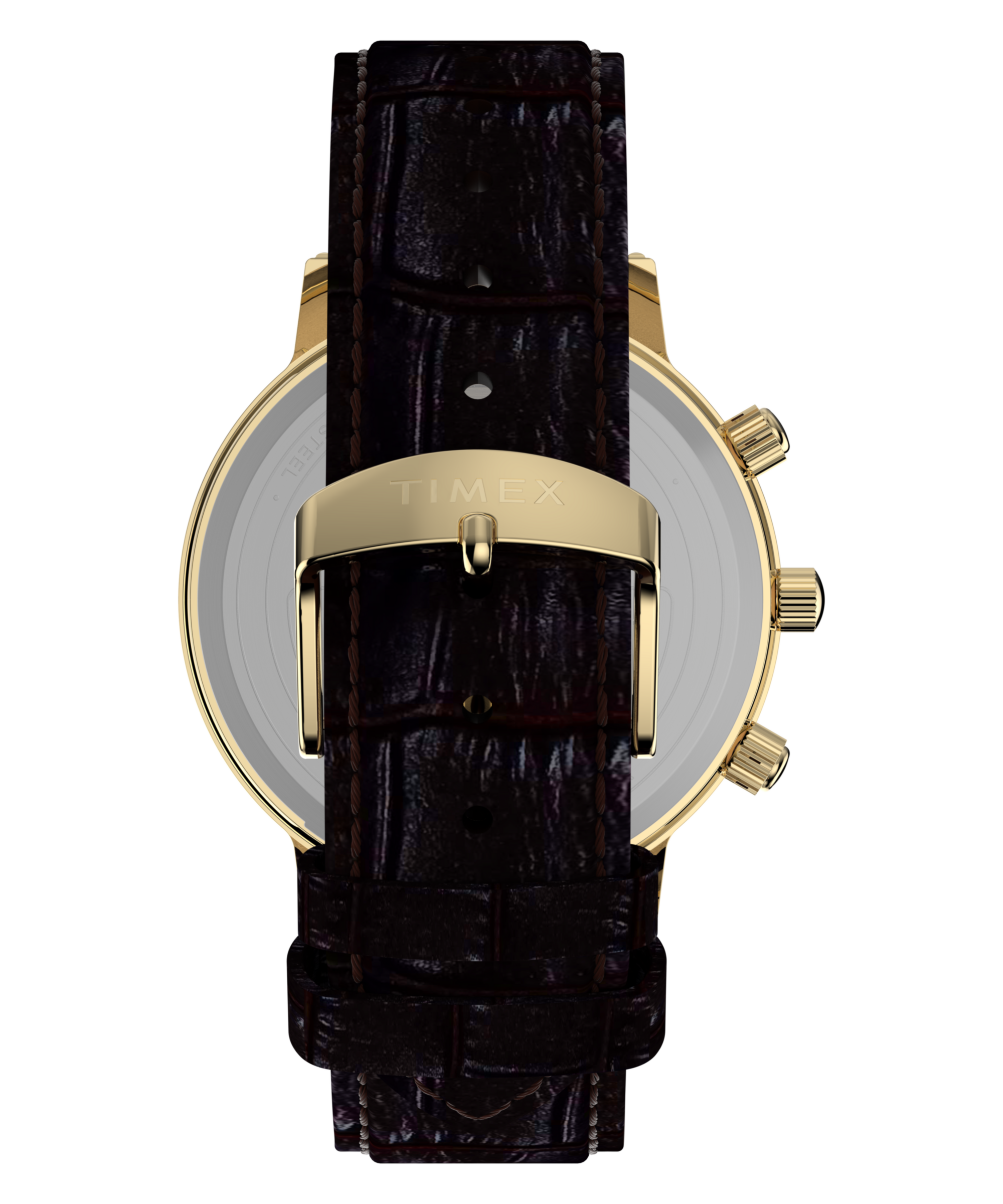 Timex Multifunktionsuhr »Timex 1990 Moon Phase & Calendar Dial Reissue« Quarzuhr, Armbanduhr, Damenuhr, Herrenuhr, Lederarmband, analog, Tag