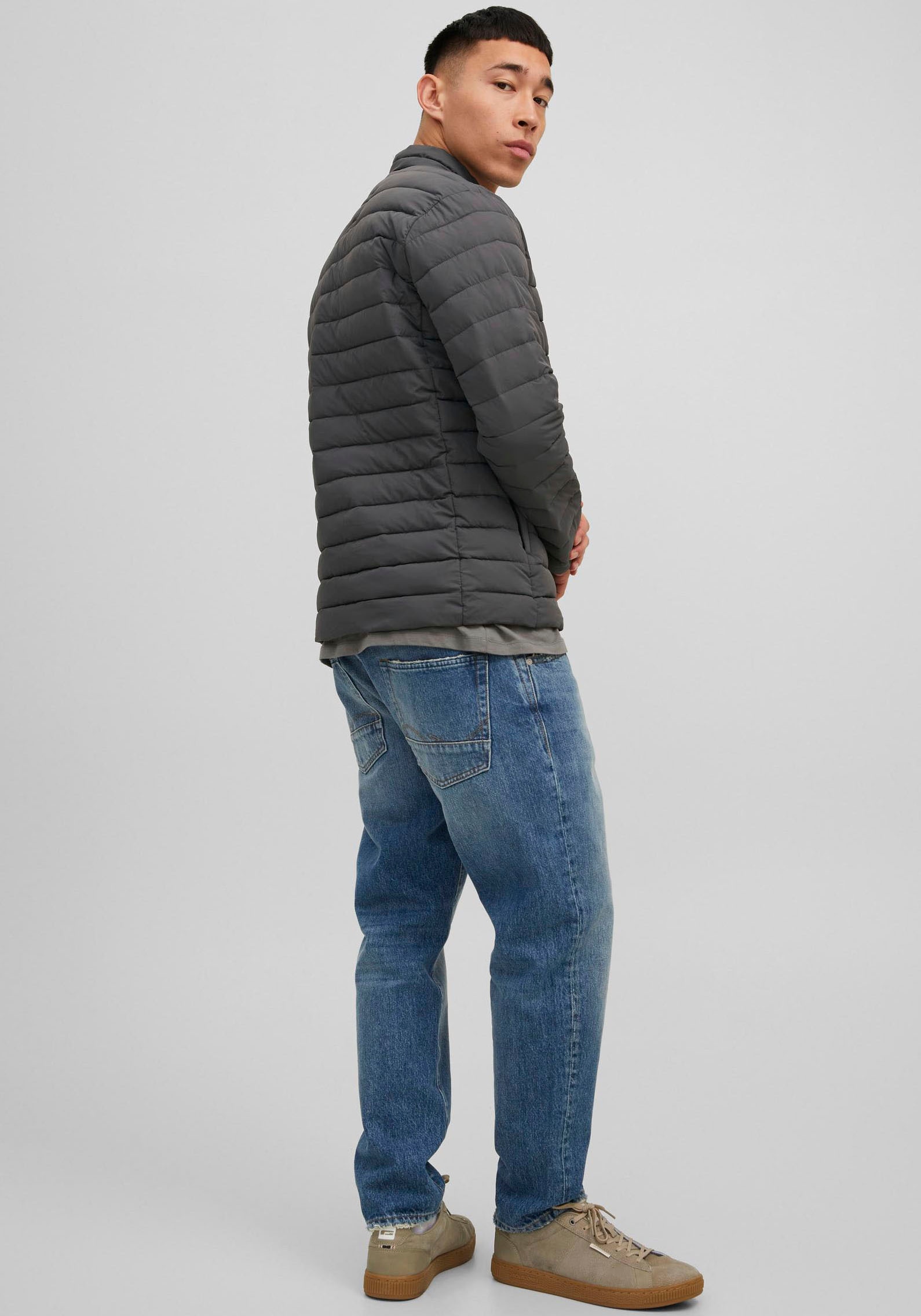 Jack & Jones Steppjacke »RECYCLE PUFFER COLLAR«