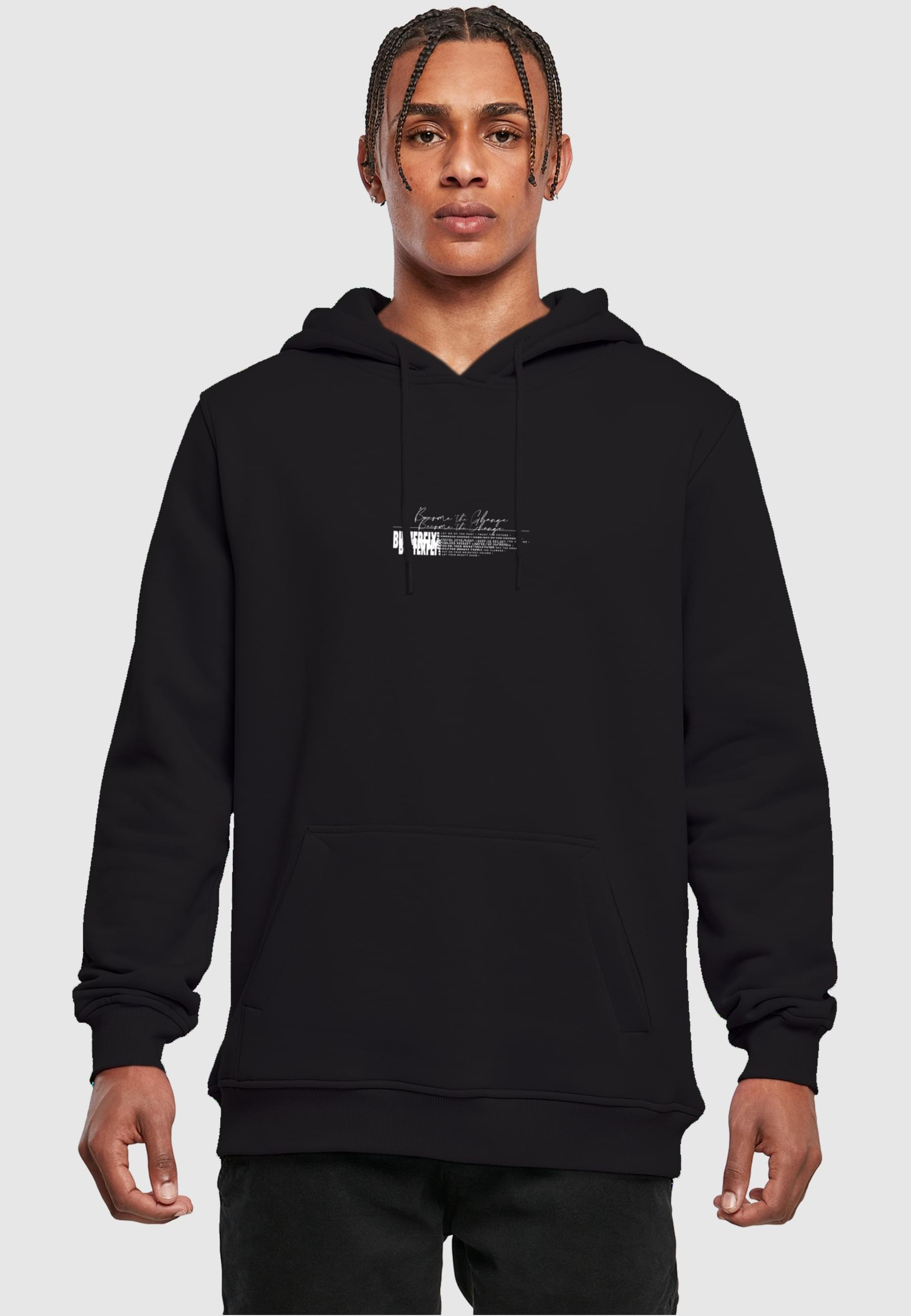 Thumbnail - MisterTee Kapuzensweatshirt "MisterTee Herren Become the Change Butterfly 2.0 Hoody", (1 tlg.)