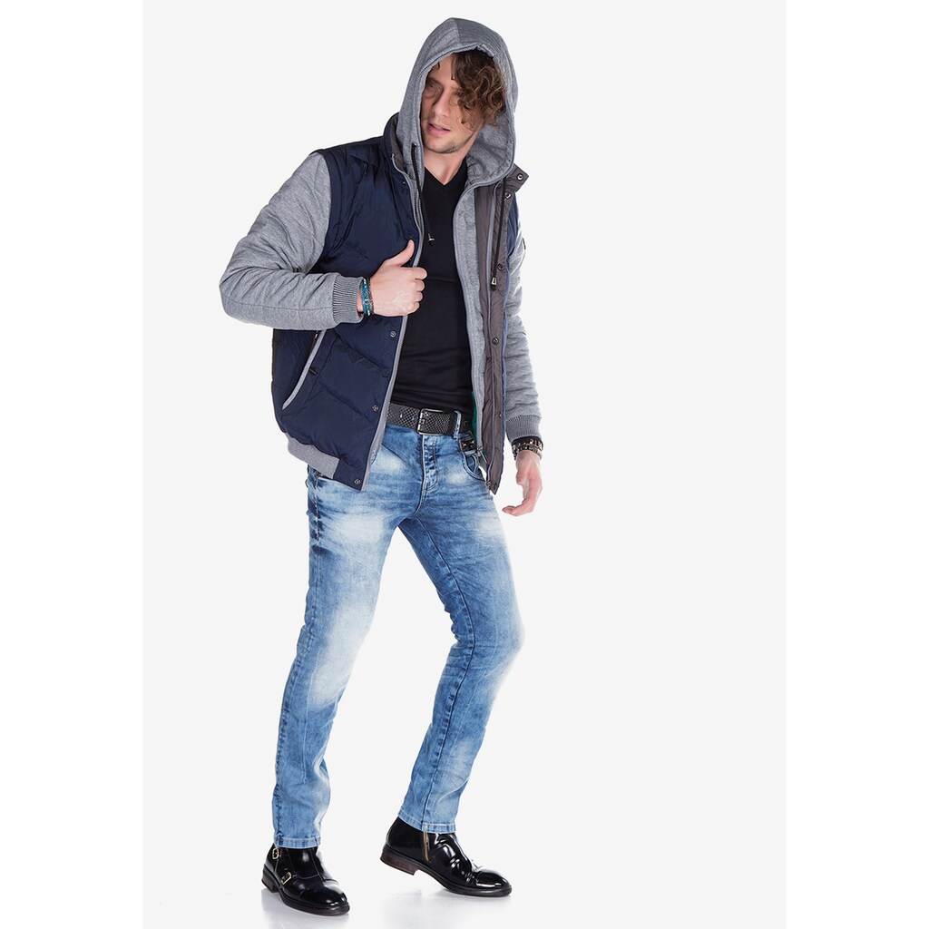 Cipo & Baxx Outdoorjacke, in 2-in-1-Optik