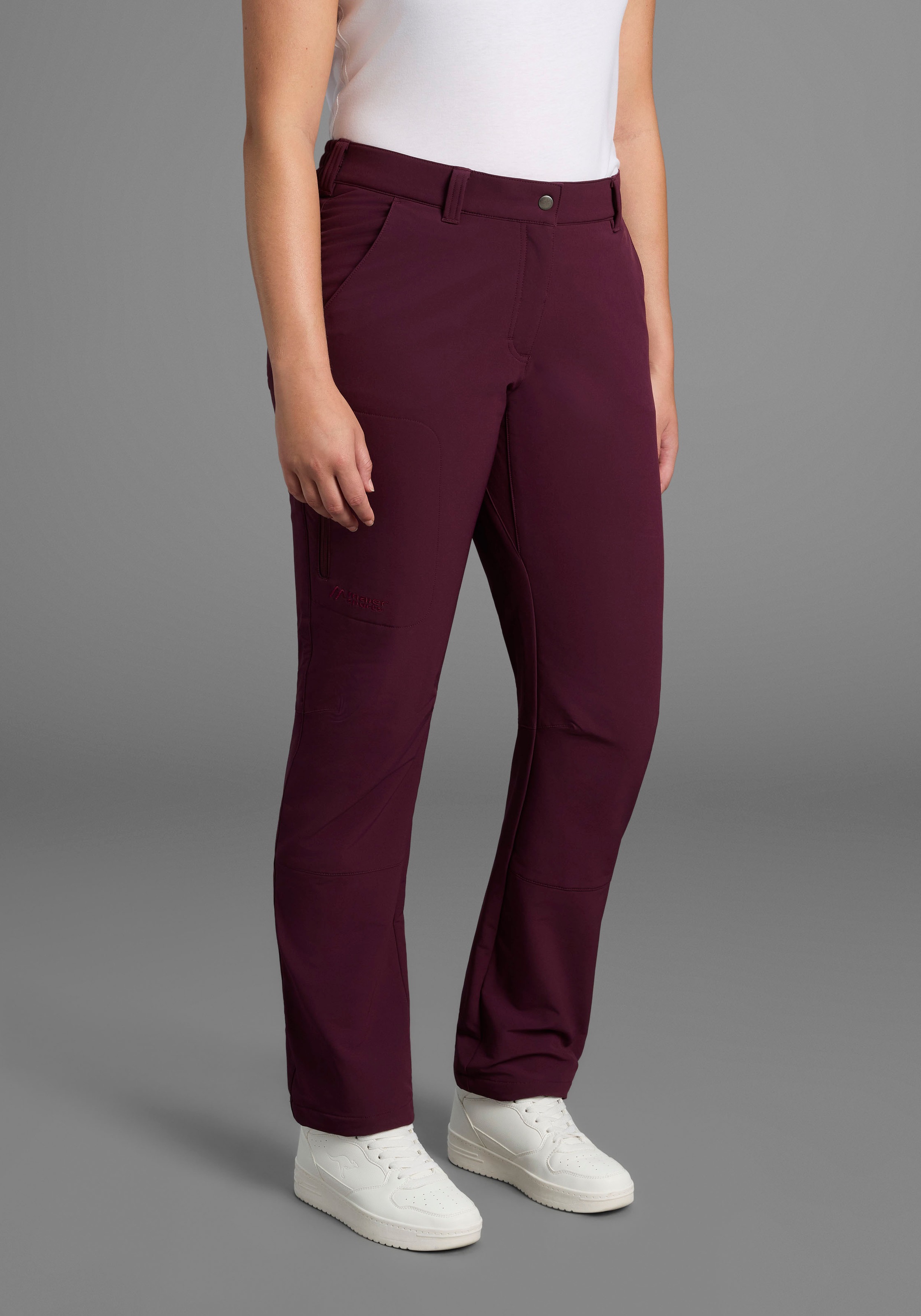 Maier Sports Outdoorhose "DA-HOSE EL. HELGA" mit vier Taschen, aus robustem Doppelgewebe, schnell trocknend