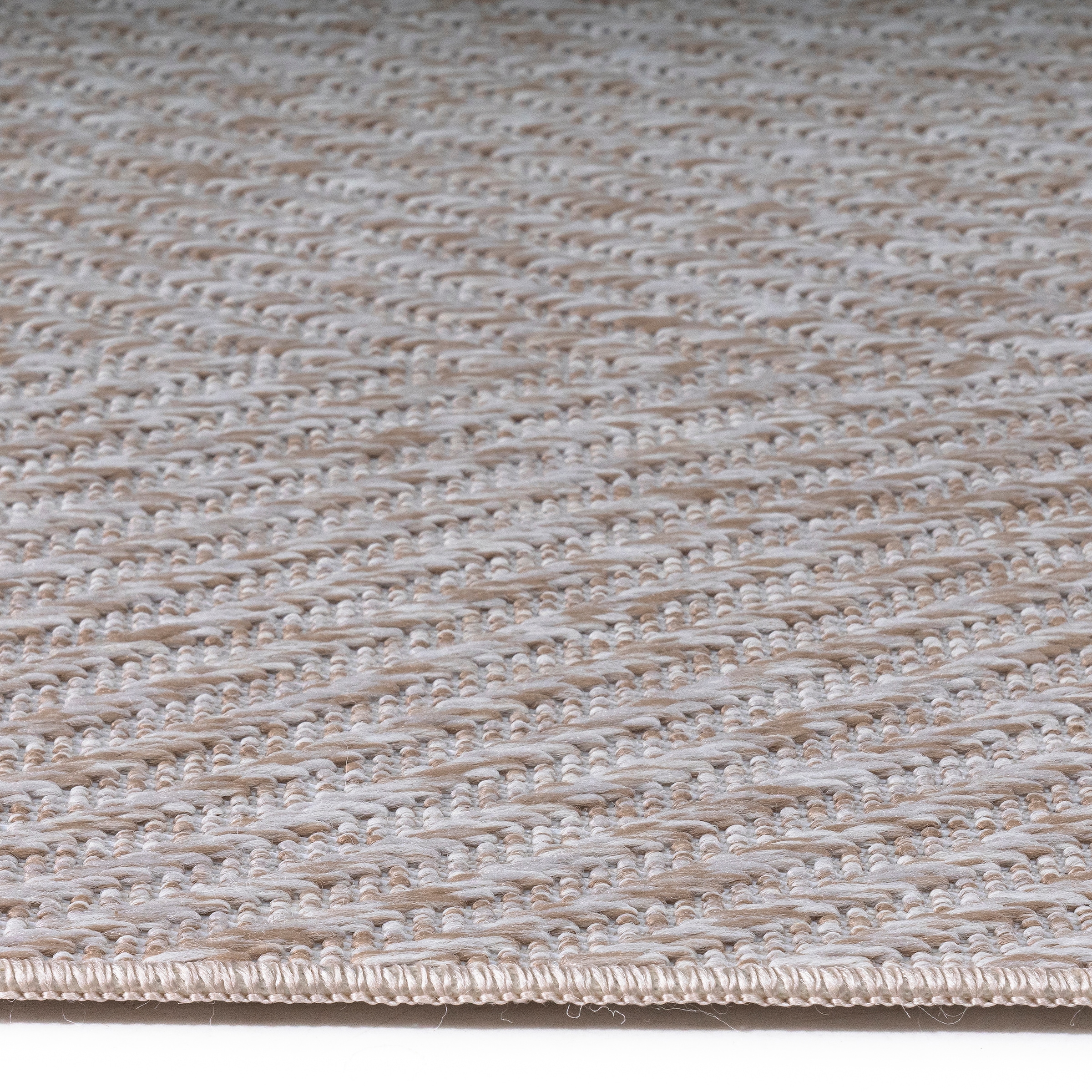 my home Teppich »Elsa«, rechteckig, 3 mm Höhe, In- und Outdoor geeignet, Sisal-Optik, Wetterfest & UV-beständig, Boho
