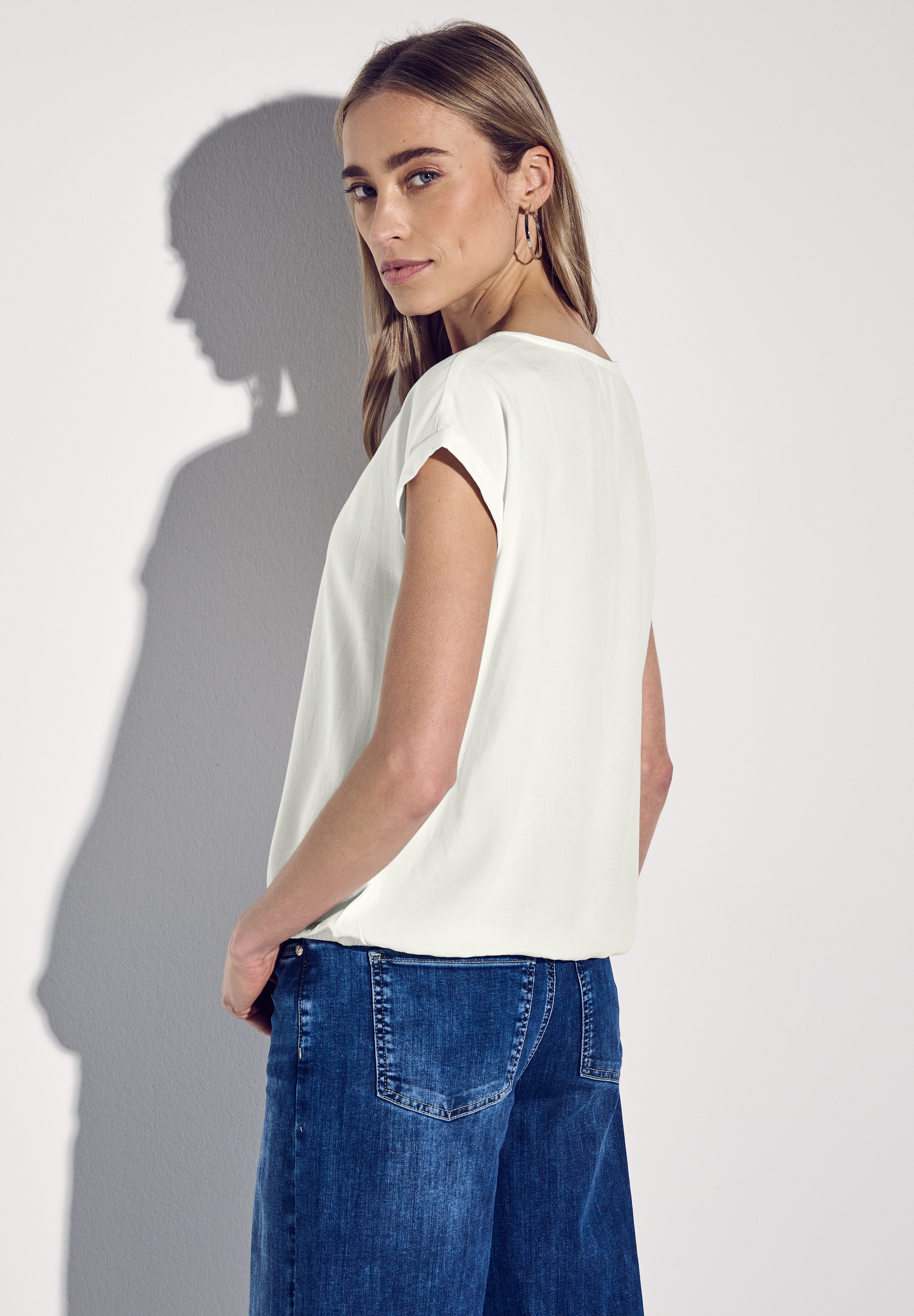 STREET ONE Hemdbluse, aus softer Viskose