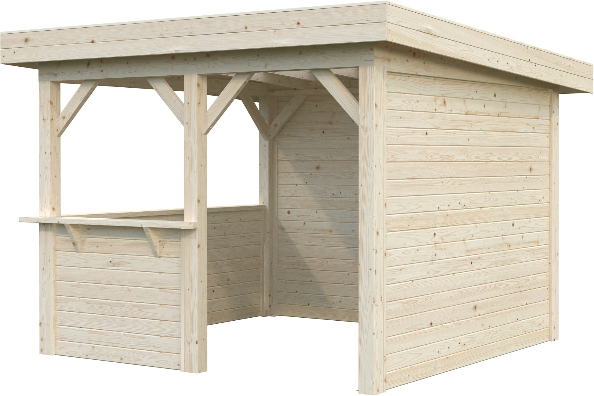 Palmako Holzpavillon »Lenna 8,3 m² Set 303« BxTxH: 340x340x245 cm