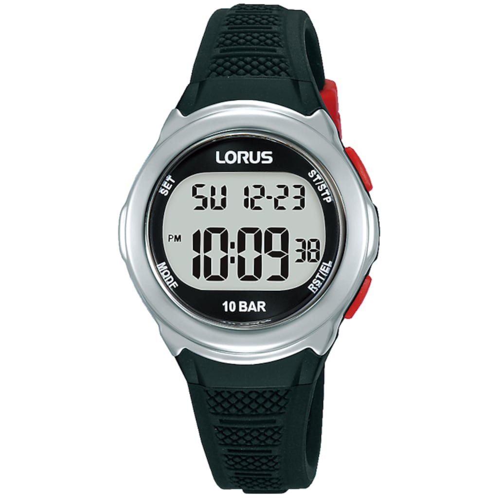 LORUS Digitaluhr »R2389NX9«, Armbanduhr, Kinderuhr, Datum, ideal auch als Geschenk