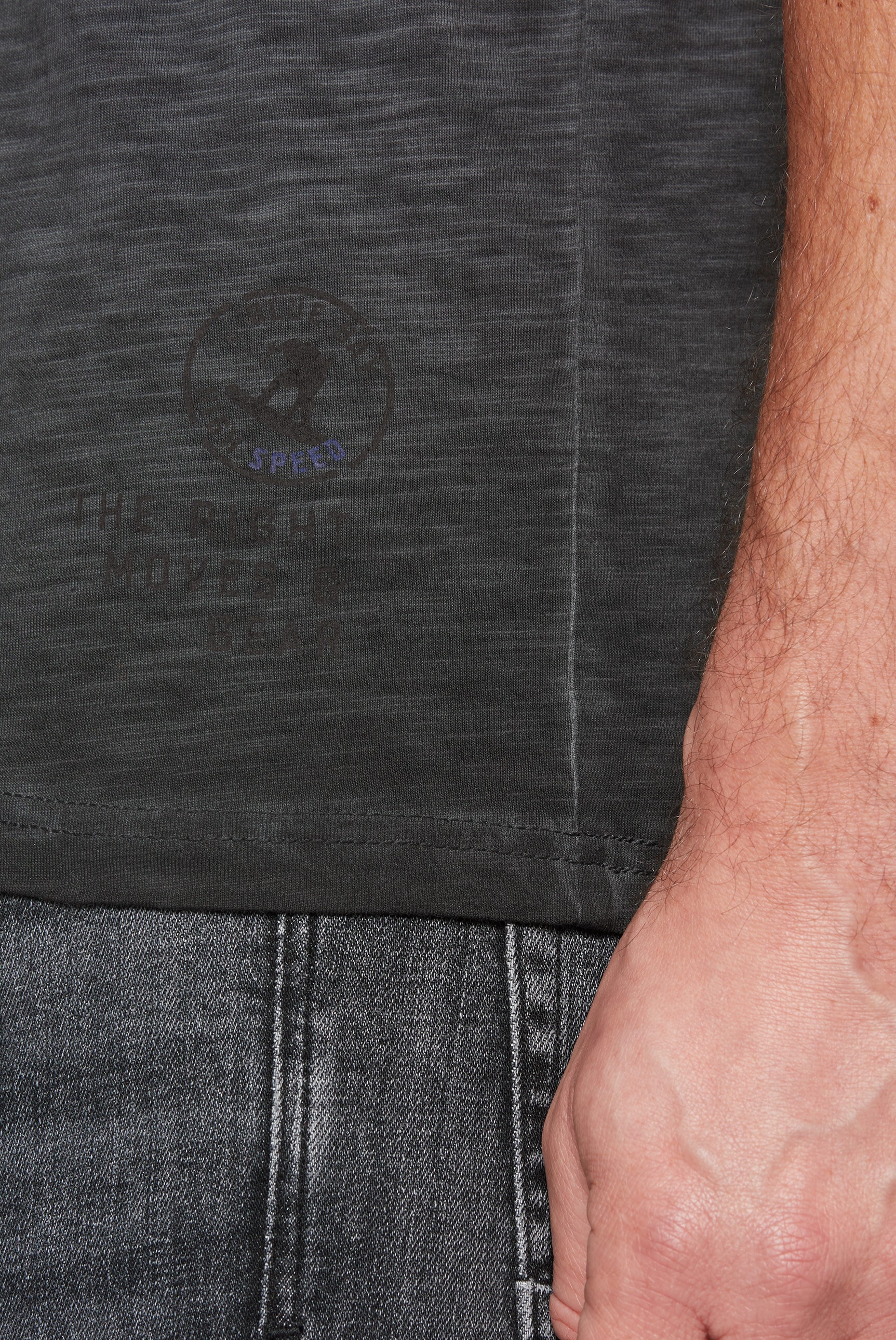CAMP DAVID V-Shirt, aus Baumwolle