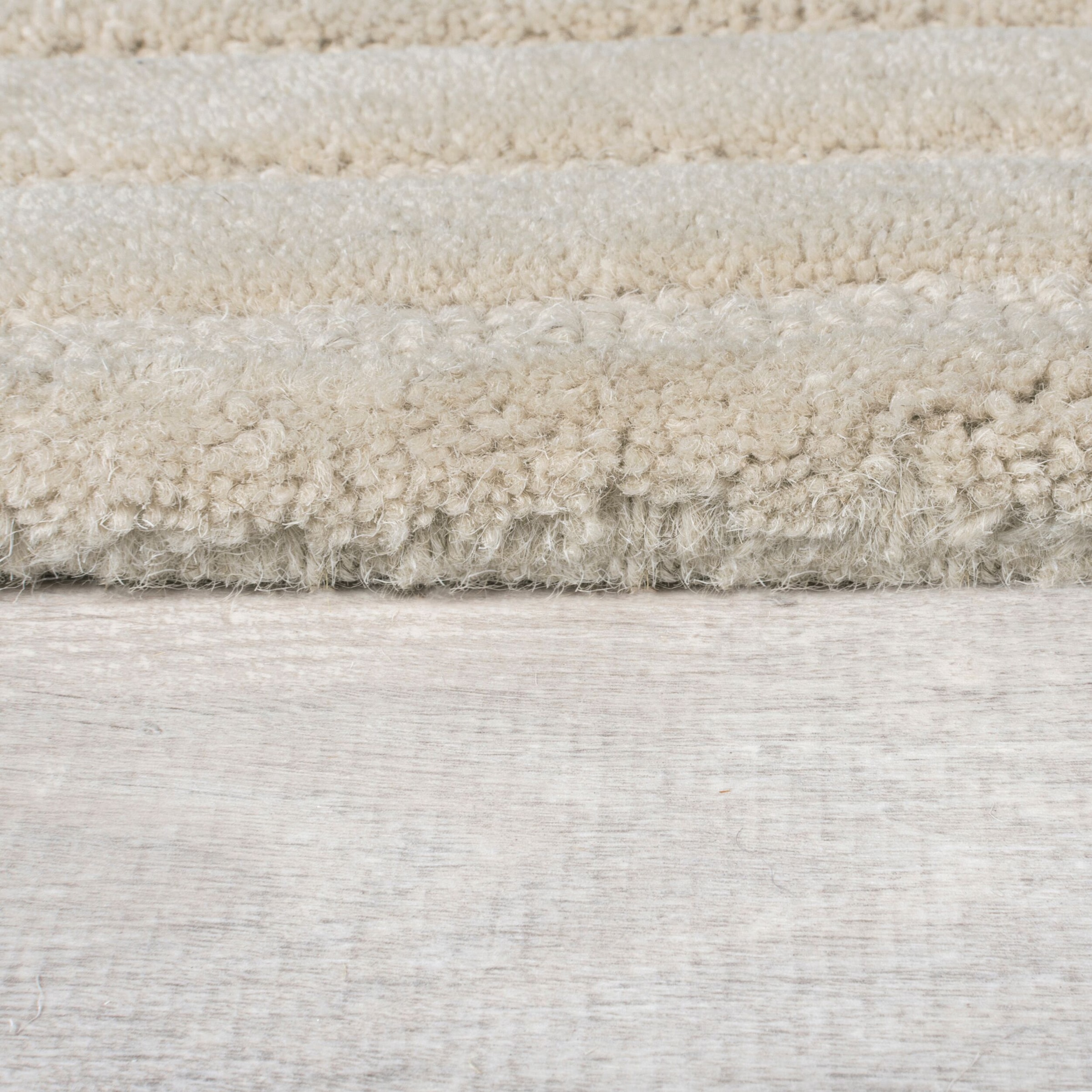 FLAIR RUGS Wollteppich »Mesmerise«, rechteckig, 14 mm Höhe, Wollteppich mit Hoch-Tief Effekt