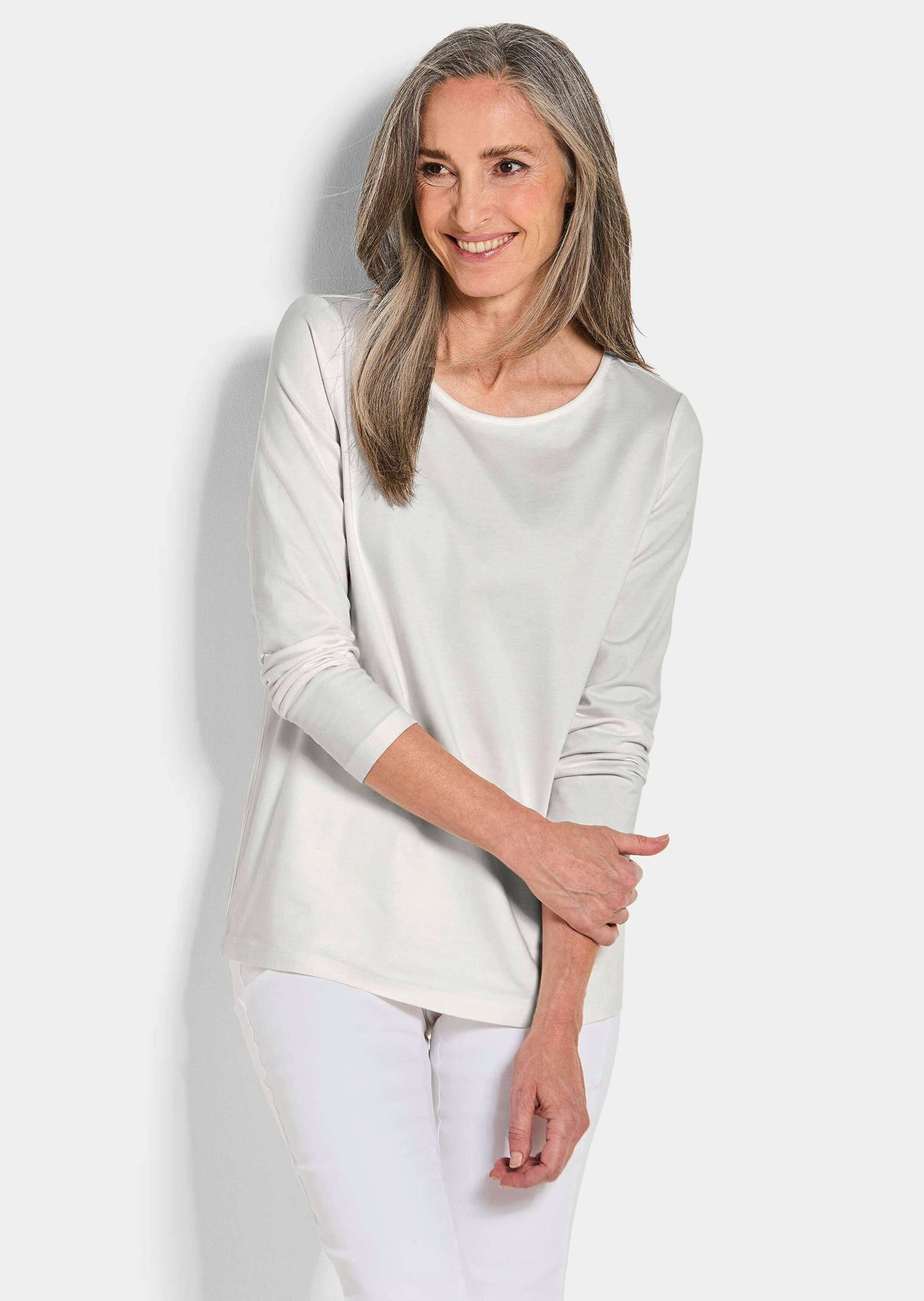 GOLDNER Kurzarmshirt »Kurzgröße Shirt im 3er-Pack aus Baumwoll-Jersey«