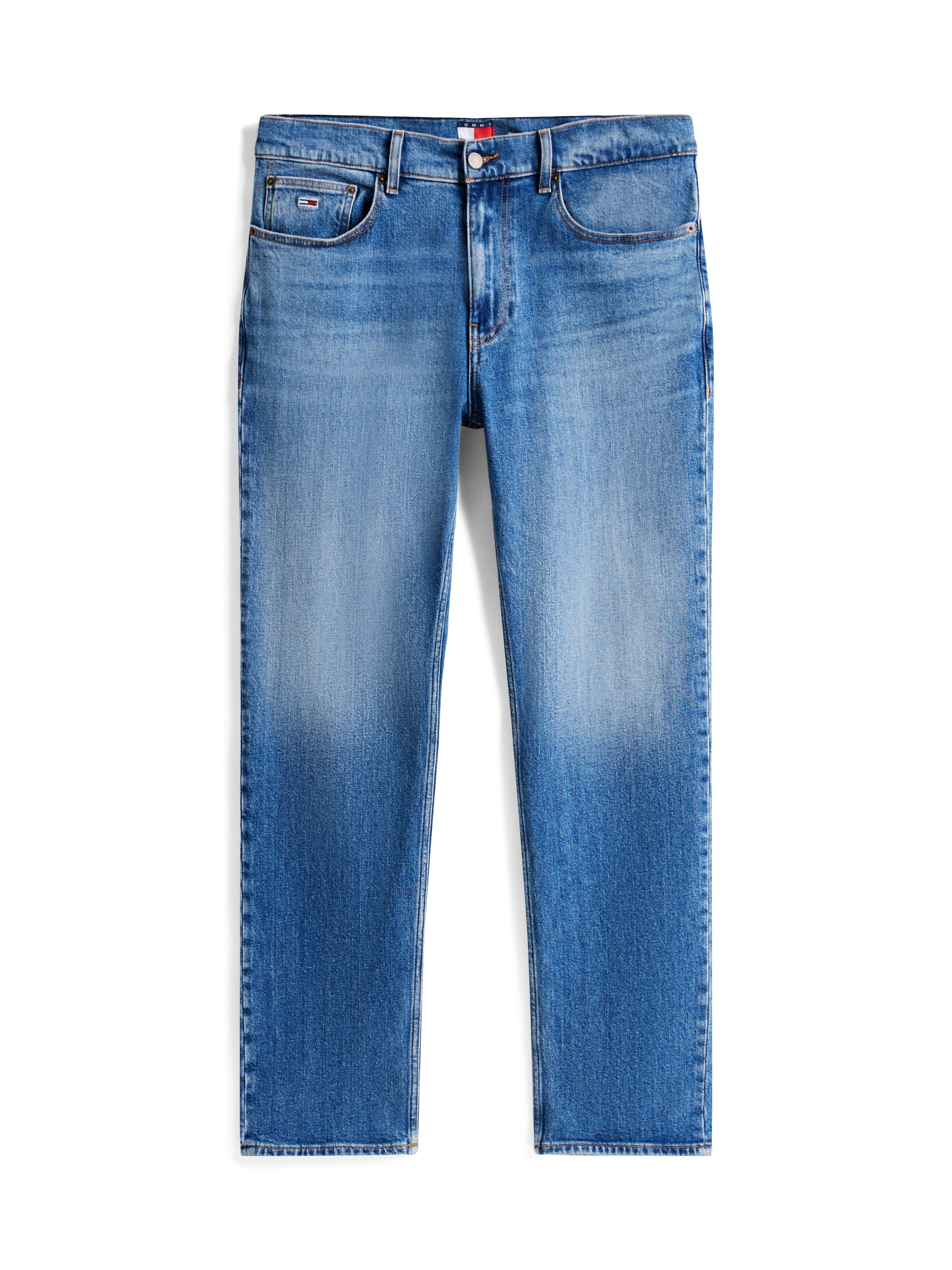 Tommy Jeans Regular-fit-Jeans »RYAN RGLR STRGHT«, mit Logoprägung