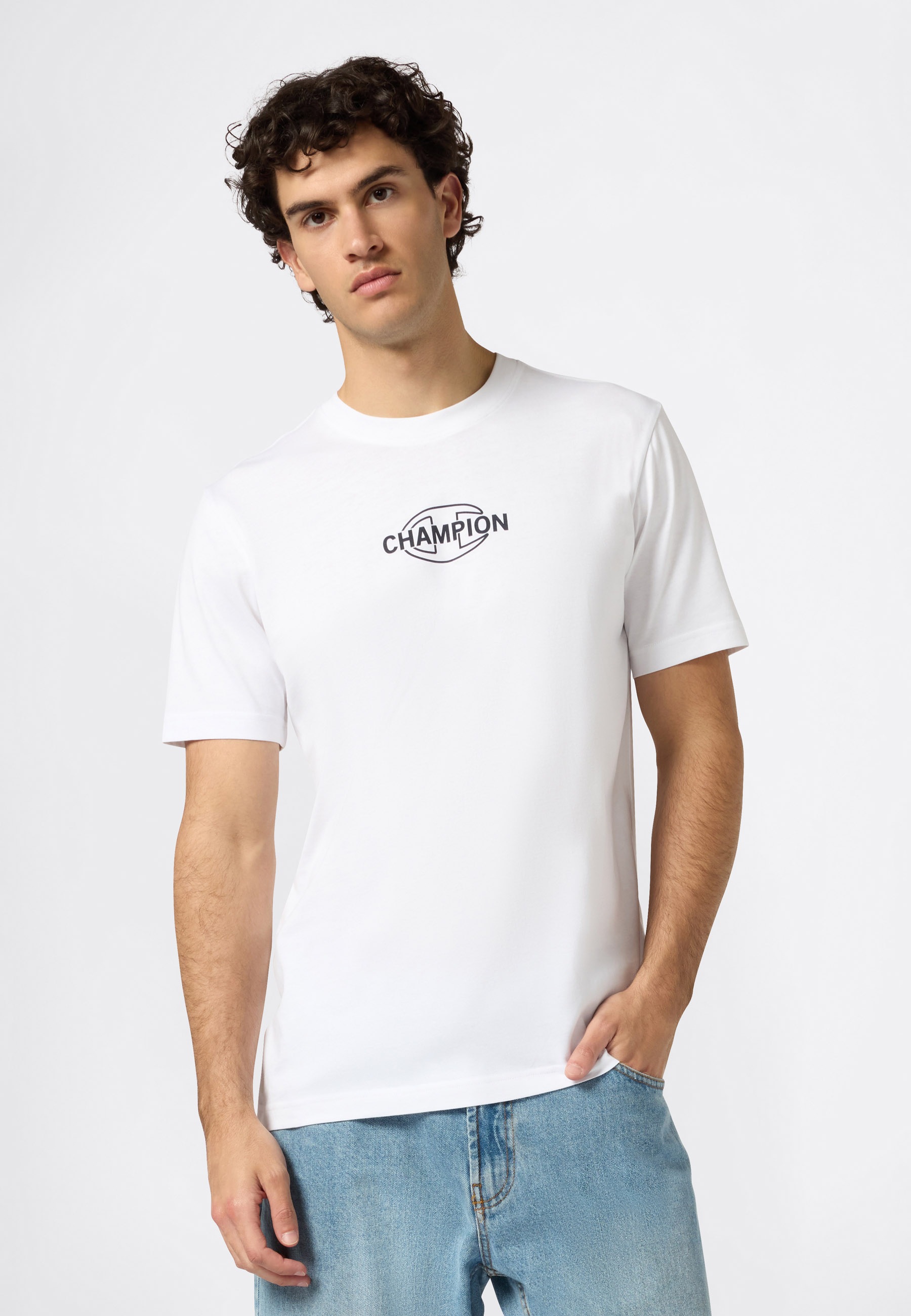 Champion T-Shirt "Graphic Crewneck T-Shirt" sportlicher Stil, aus Baumwolle günstig online kaufen