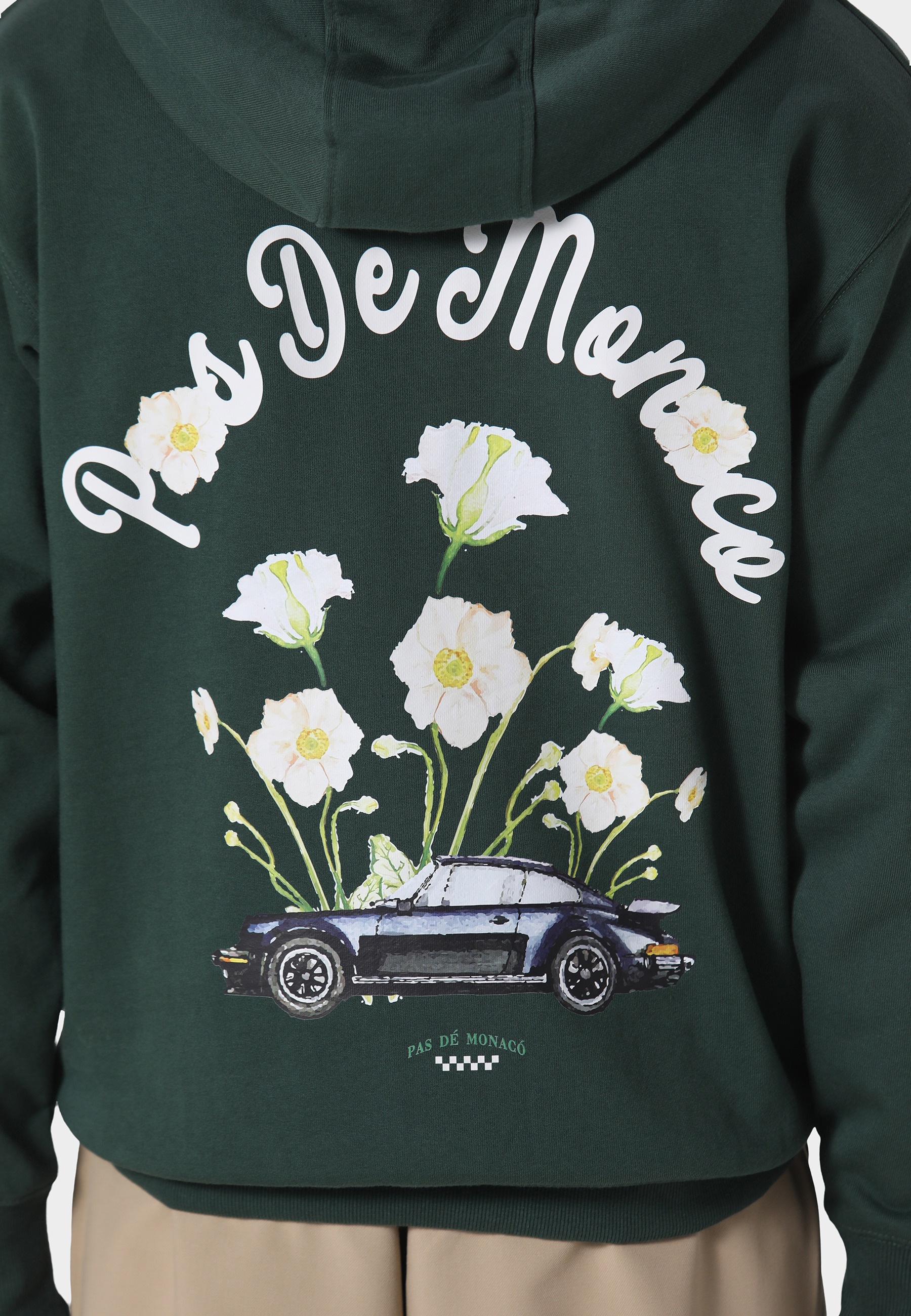 Pas De Monaco Rundhalspullover »Pas De Monaco FLEUR DE ROUTE HOODY« 1