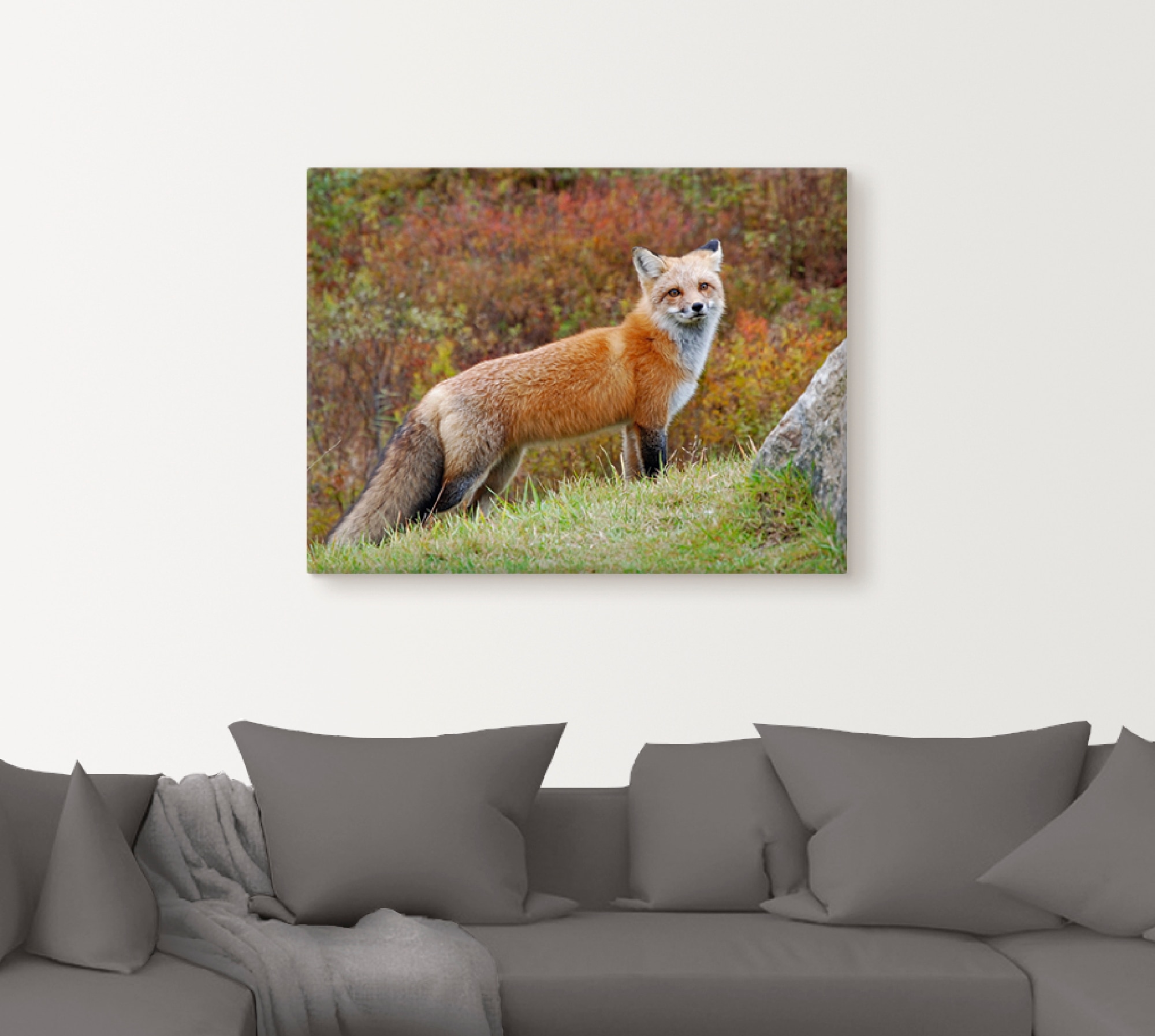 Artland Wandbild »Fuchs I«, Wildtiere, (1 St.), als Leinwandbild, Poster in verschied. Größen