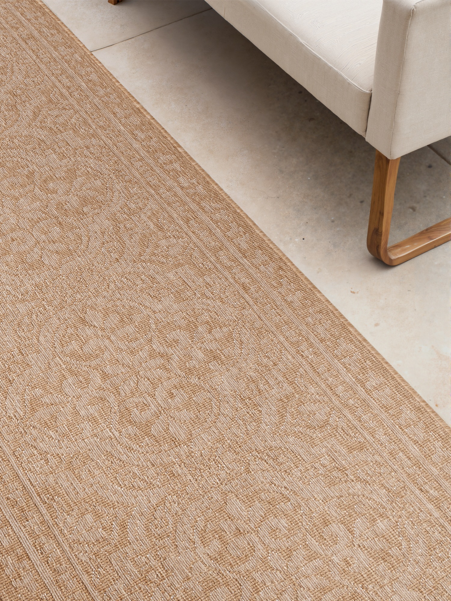 NORTHRUGS Outdoorteppich »Rosel Wendeteppich«, rechteckig, 5 mm Höhe, In und Outdoor, Flachgewebe, wetterfest, pflegeleicht, robust