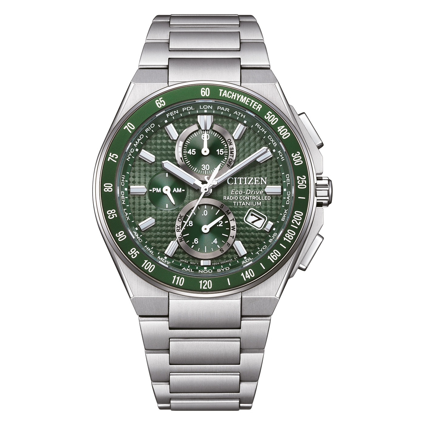 Citizen Funkchronograph »Radio Controlled« Armbanduhr, Solar, Herrenuhr, analog, Tag, Stoppfunktion