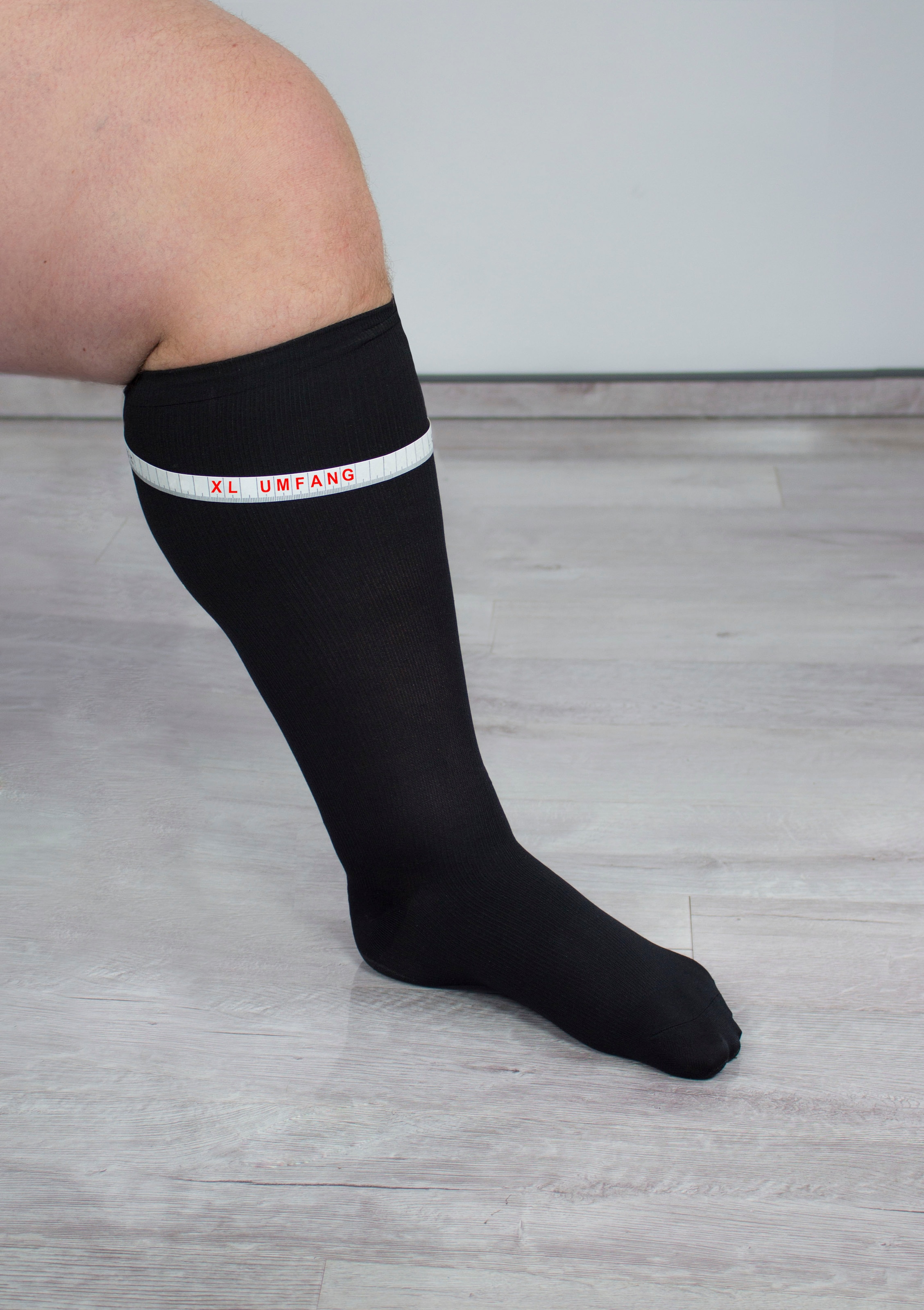 Hydas Stützkniestrümpfe "XXL mit extra breiter Beinweite" 2 Paar tlg. weich günstig online kaufen