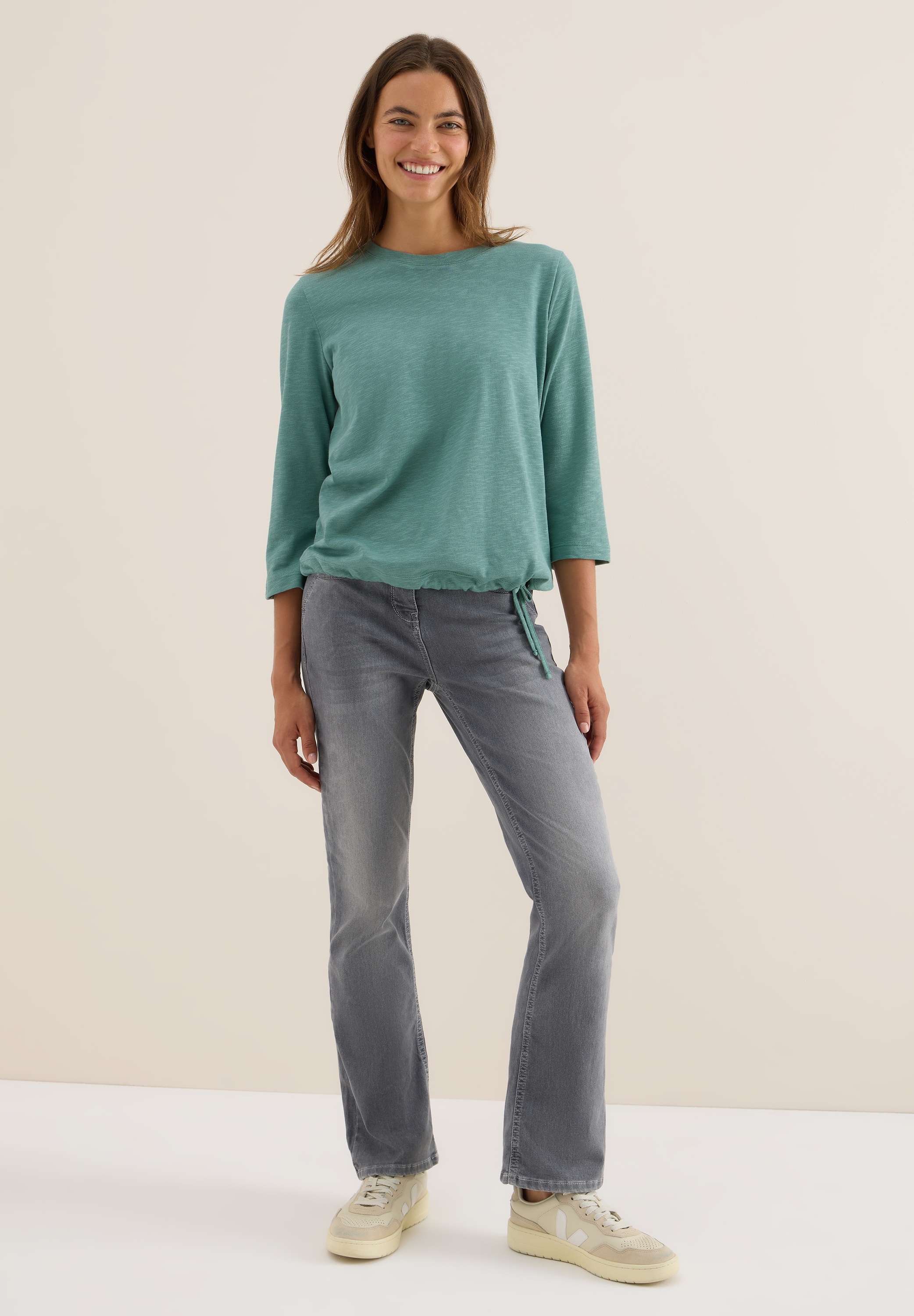 Cecil 3/4-Arm-Shirt, aus reiner Baumwolle