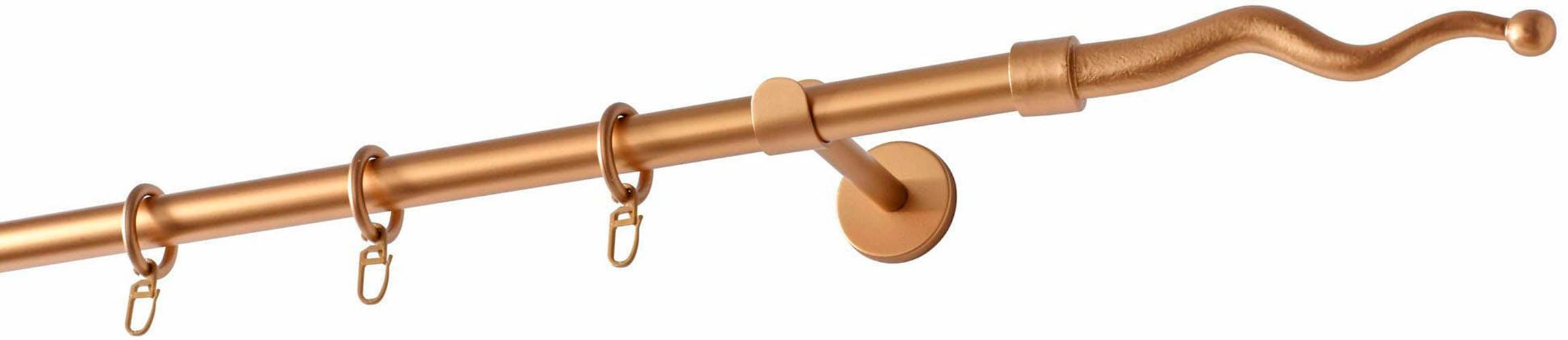 GARESA Gardinenstange "BOTAN" Ø 20 mm 1 läufig-läufig Wunschmaßlänge Vorhan günstig online kaufen