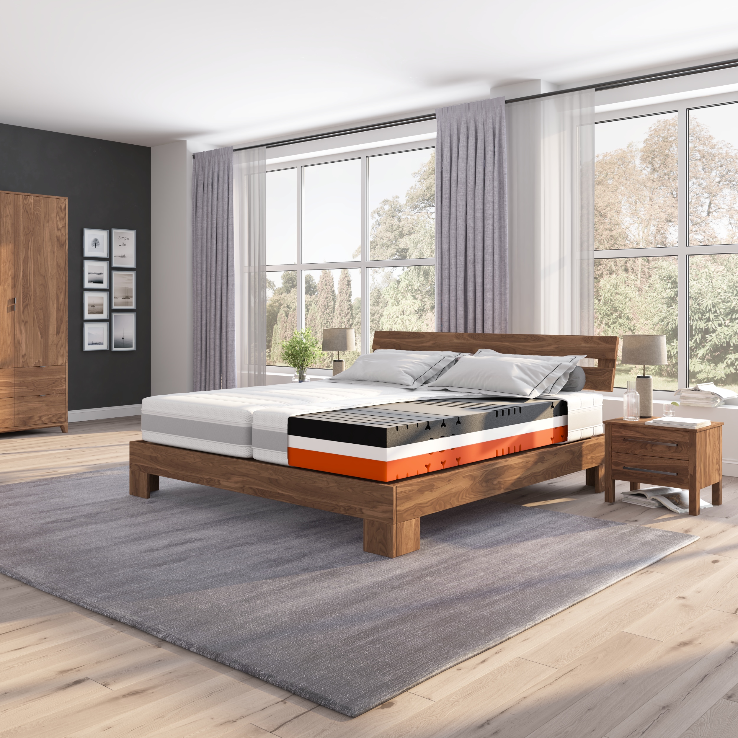 Hn8 Schlafsysteme Kaltschaummatratze "Sleep Balance Pro" 24 cm hoch 1-tlg., günstig online kaufen