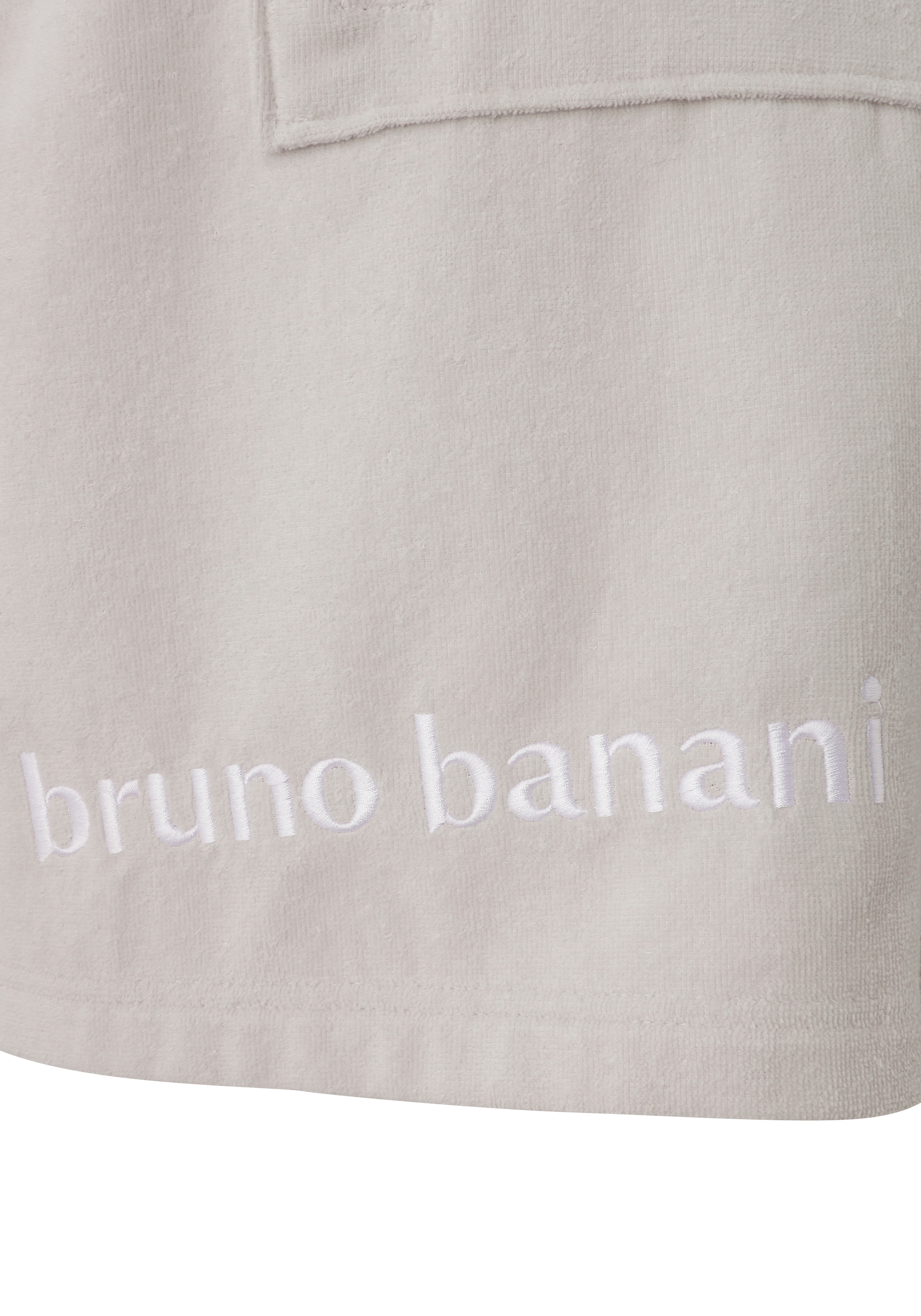 Bruno Banani Badeponcho »Daniel, ideal für Sauna, Spa & im Urlaub, Damen & Herren« 1 Stk. Surfponcho, 100% Baumwolle, Frottee