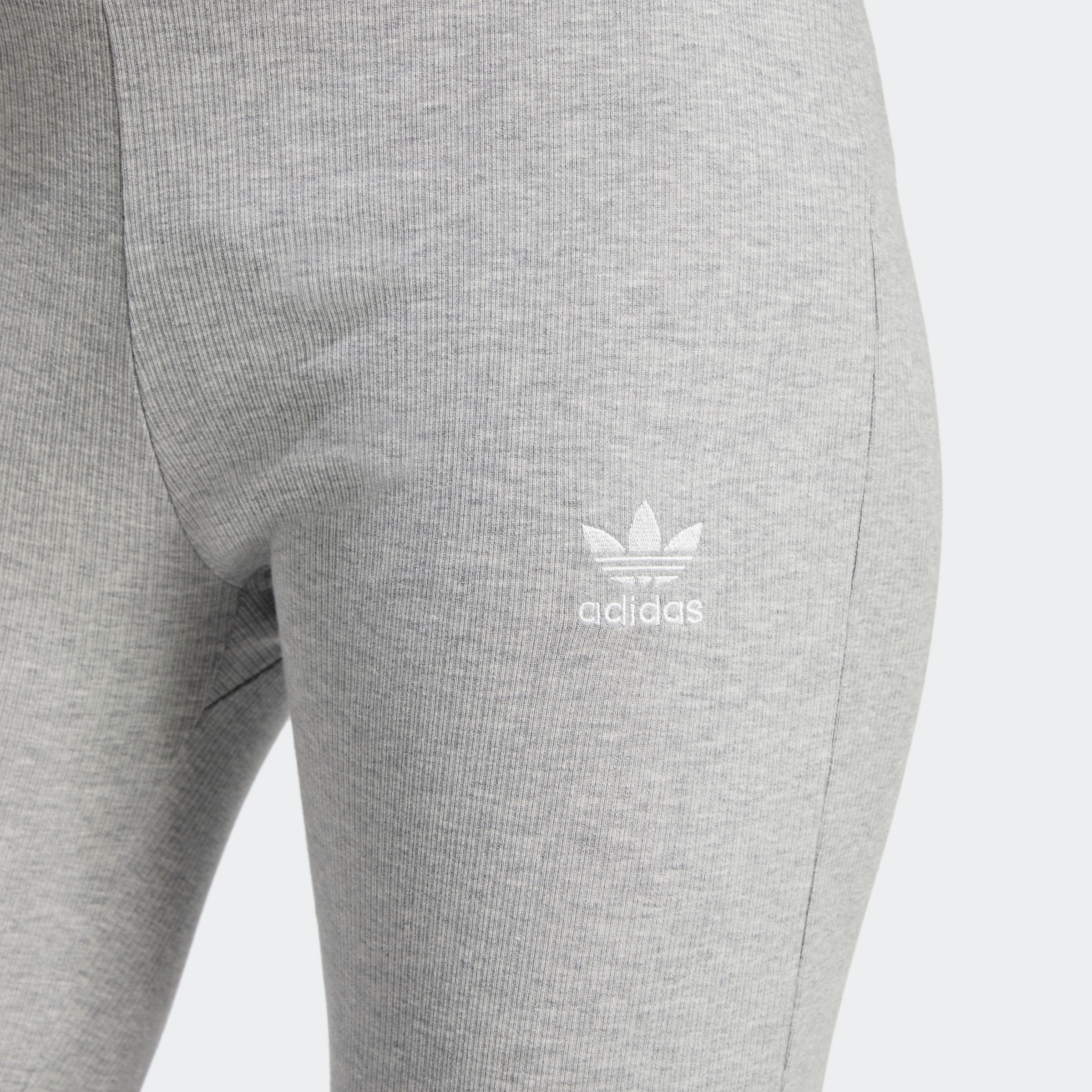 Thumbnail - adidas Originals Leggings "ESS FL LEGGINGS" mit ausgestelltem Bein und Ripp Optik, hoher Bund