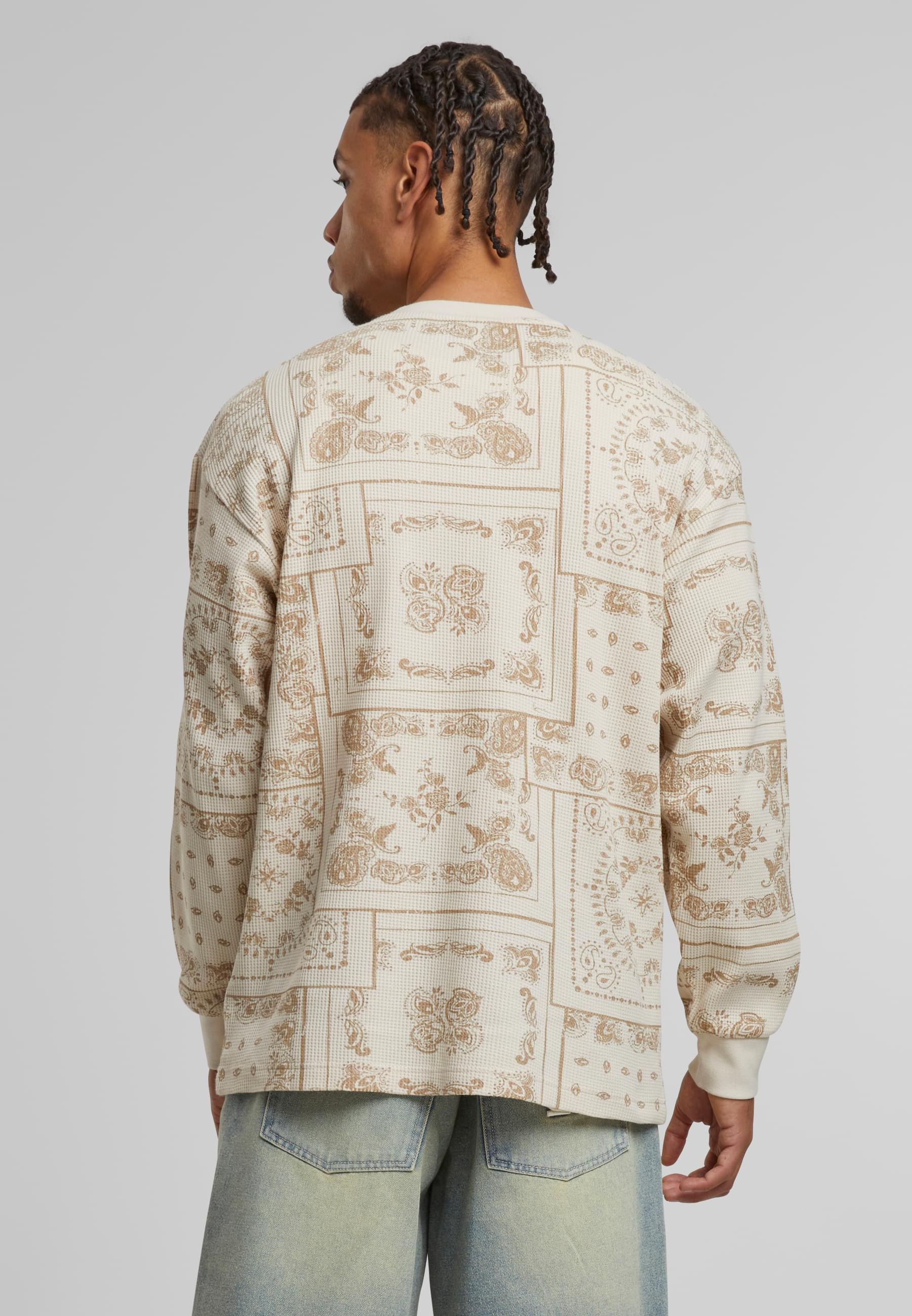 Karl Kani Longsleeve »Karl Kani Signature Paisley Waffle Longsleeve«, (1 tlg.)
