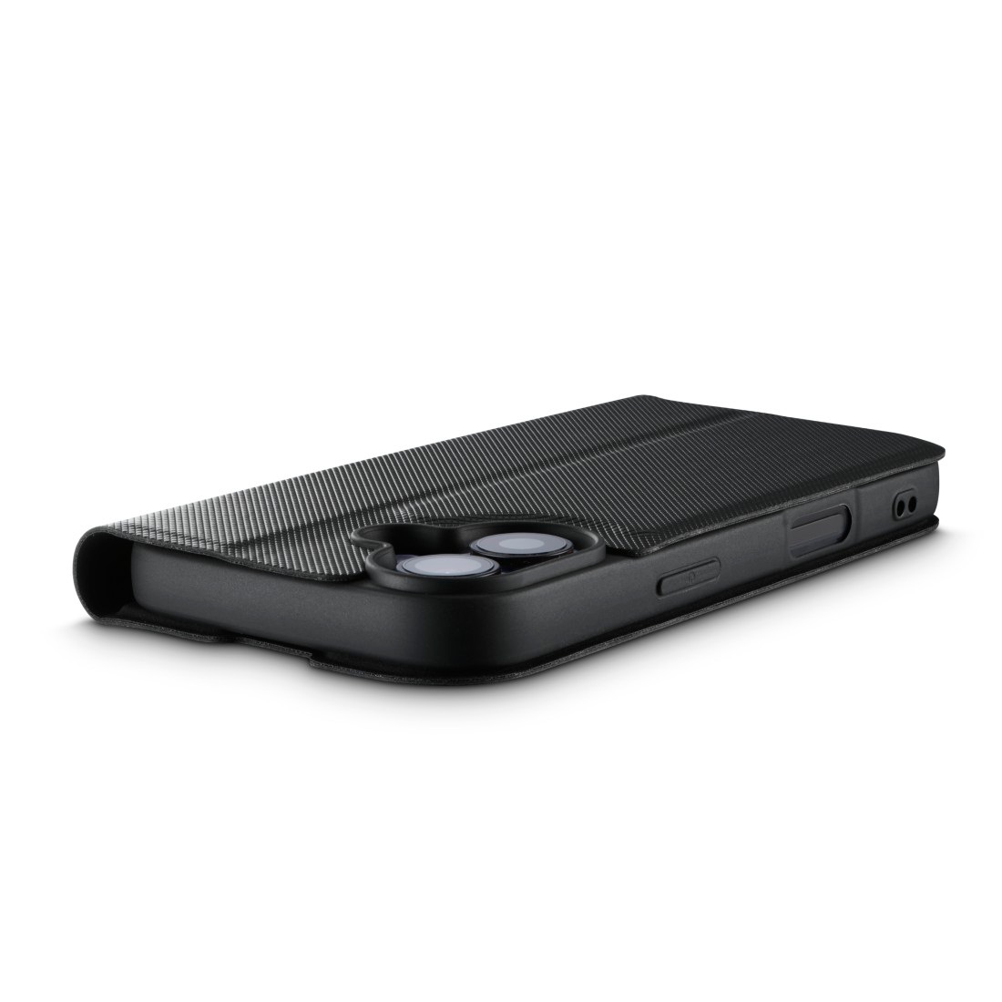 Hama Smartphone-Hülle »Handytasche Booklet für Apple iPhone 17 mit Kartenfächer, Schwarz«, Standfunktion, Kartenfächer