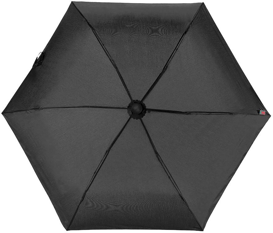 EuroSCHIRM® Taschenregenschirm »light trek® ultra, schwarz«, besonders leicht, kompakte Größe