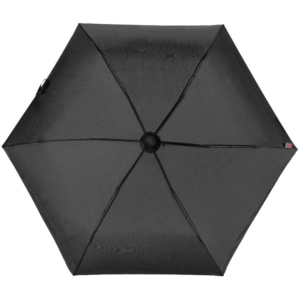 EuroSCHIRM® Taschenregenschirm »light trek® ultra, schwarz«, extra leicht