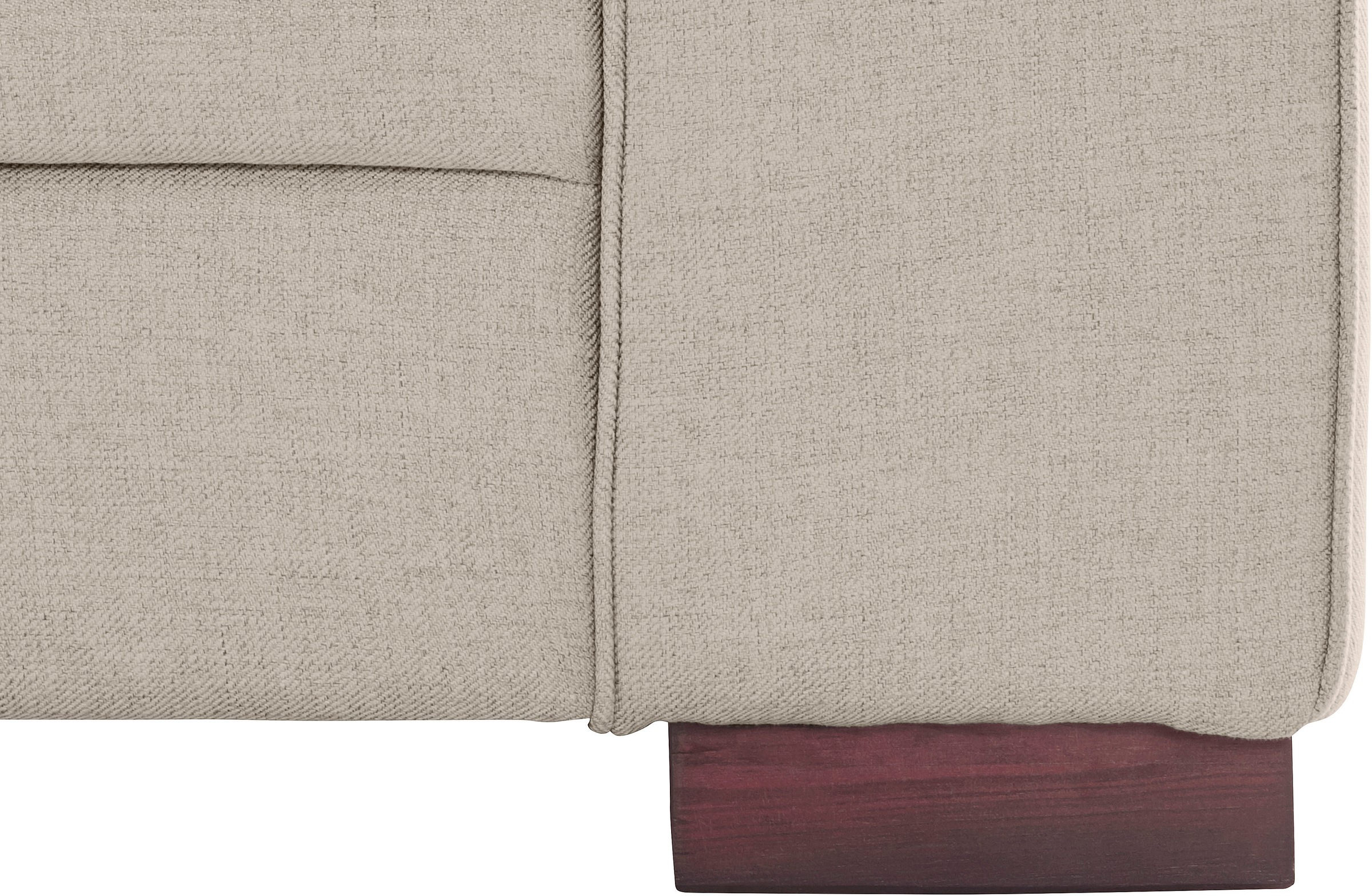 Home affaire Ecksofa »Broughton L-Form«, weicher Sitzkomfort, incl. 4 Zierkissen, Keder