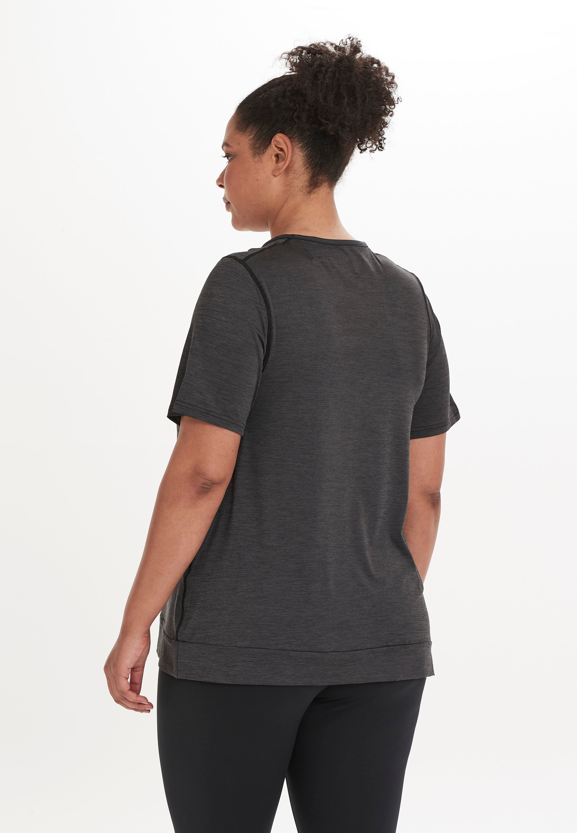 Q by Endurance Funktionsshirt »BREE MELANGE«, (1 tlg.), mit QUICK DRY-Technologie
