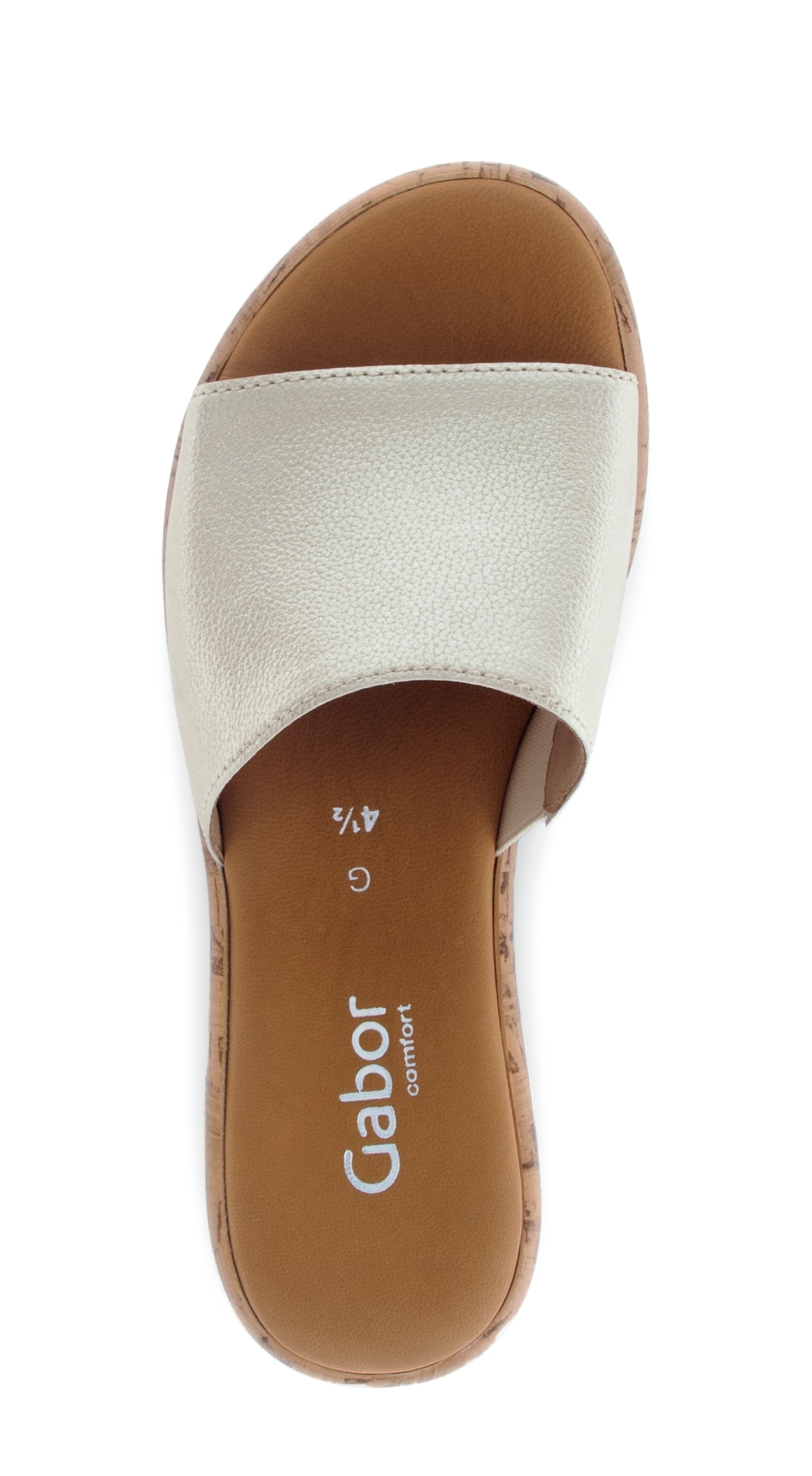 Gabor Pantolette »RHODOS«  , Sommerschuh, Komfortschuh, kleiner Stretcheinsatz, Weite G (=weit)