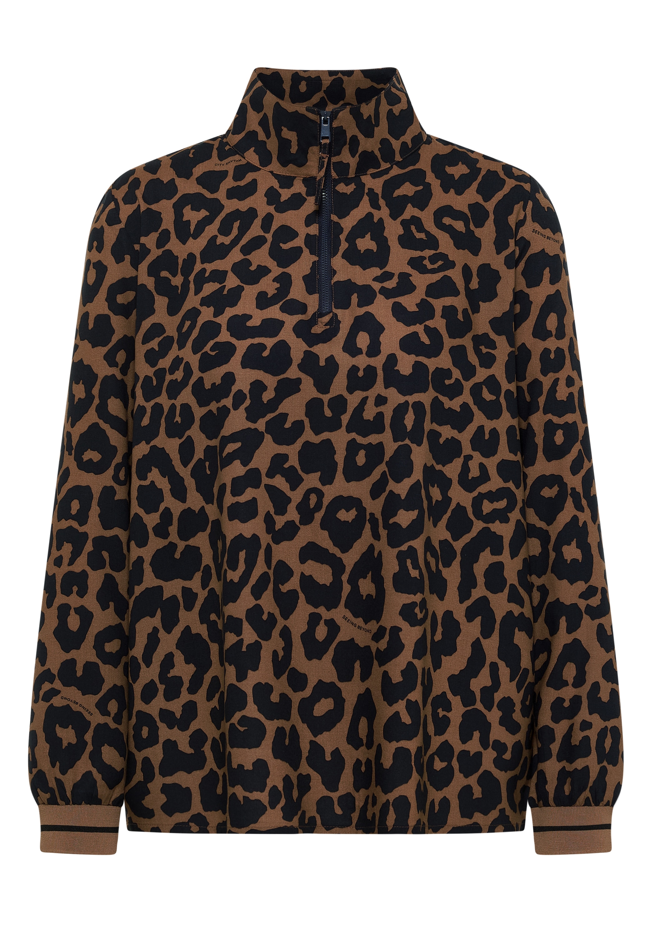 Cecil Langarmbluse im angesagten Leo-Look